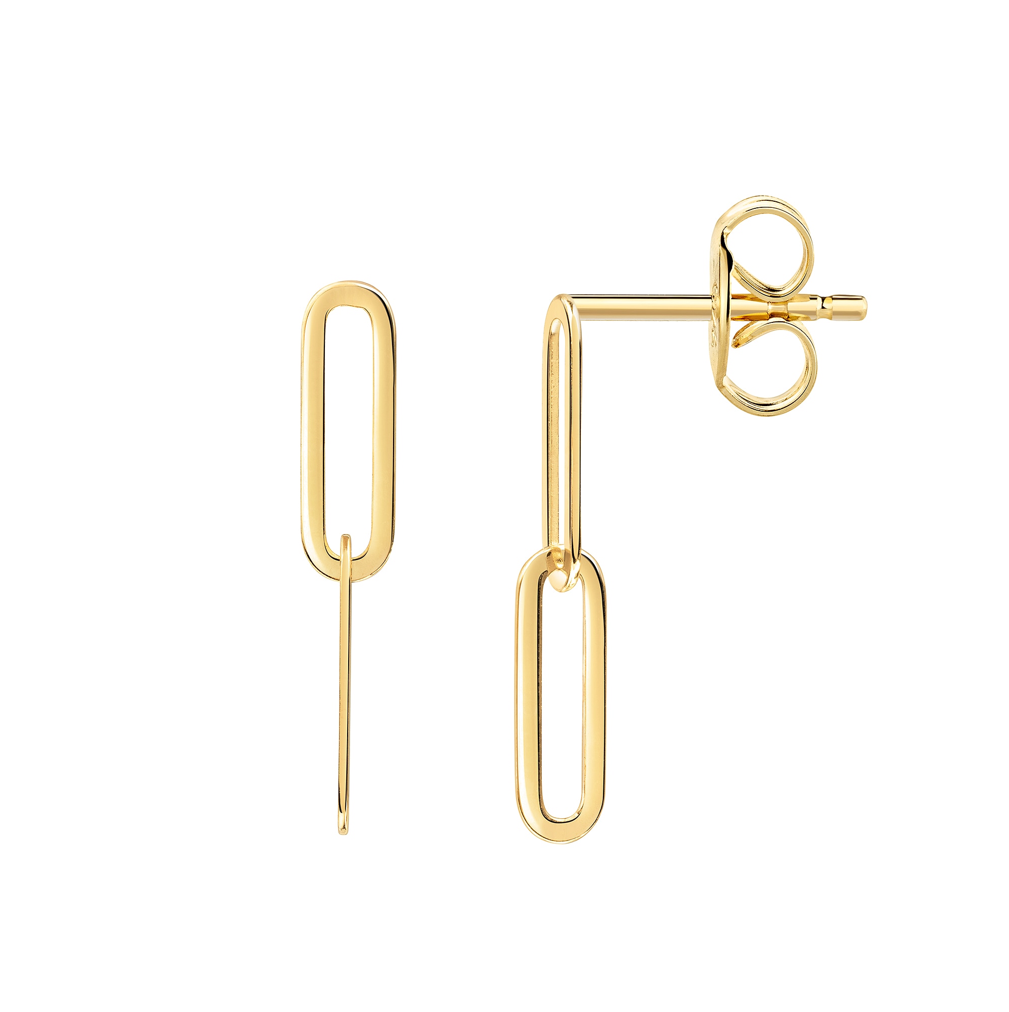 Firetti Paar Ohrstecker »Schmuck Geschenk Gold 375 Ohrschmuck Ohrringe Oval«