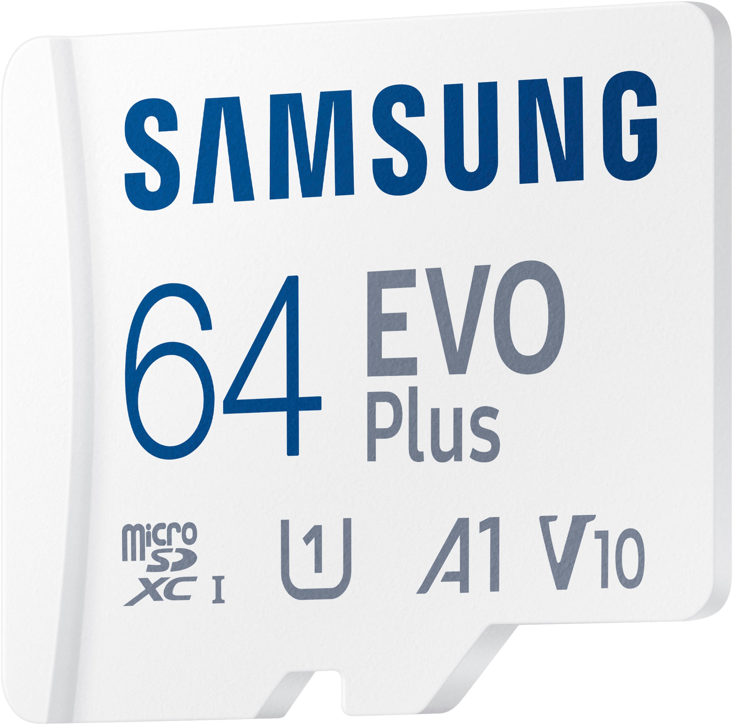 Samsung Speicherkarte »EVO Plus (2024) 64GB inkl. SD-Adapter«, (UHS-I Class 10 160 MB/s Lesegeschwindigkeit)