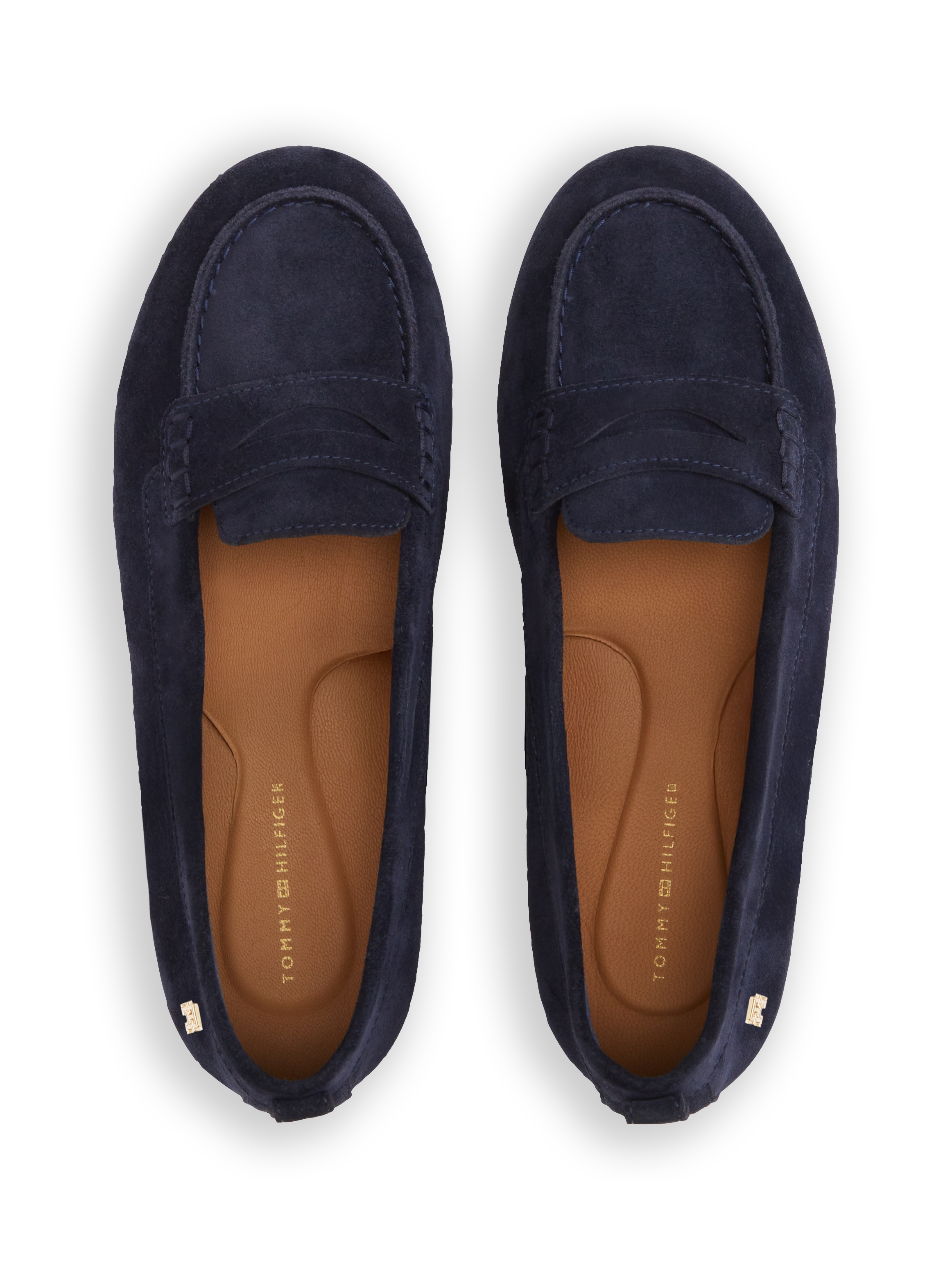 Tommy Hilfiger Loafer »TH FLEX SUEDE LOAFER BALLERINA«  Schlupfschuh, Slipper, Pennyloafer im Mokassin-Stil