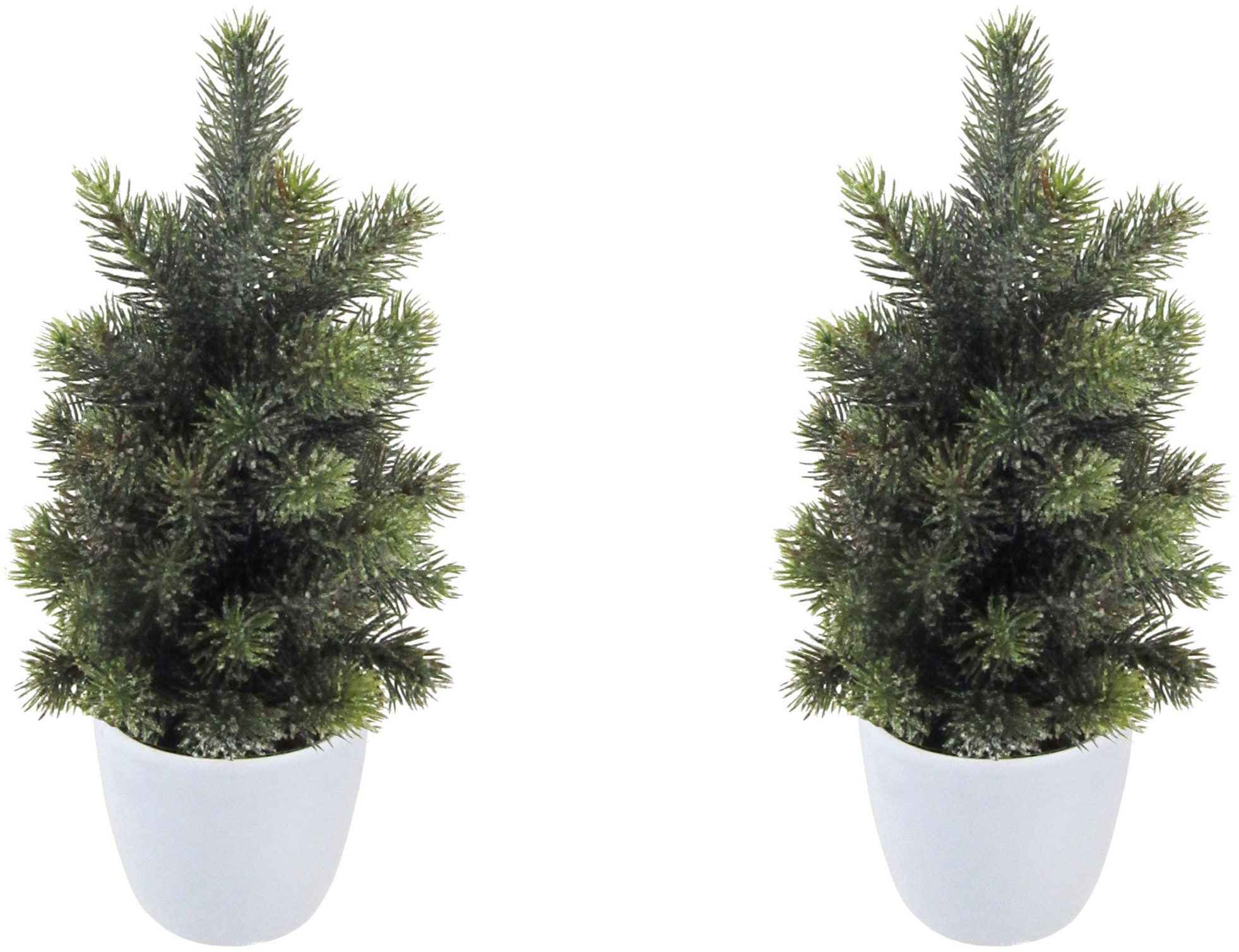 im Creativ Frost-Optik Christbaum, kaufen mit Tannenbaum«, künstlicher und green OTTO Künstlicher Online »Weihnachtsdeko, Shop Keramiktopf im Weihnachtsbaum