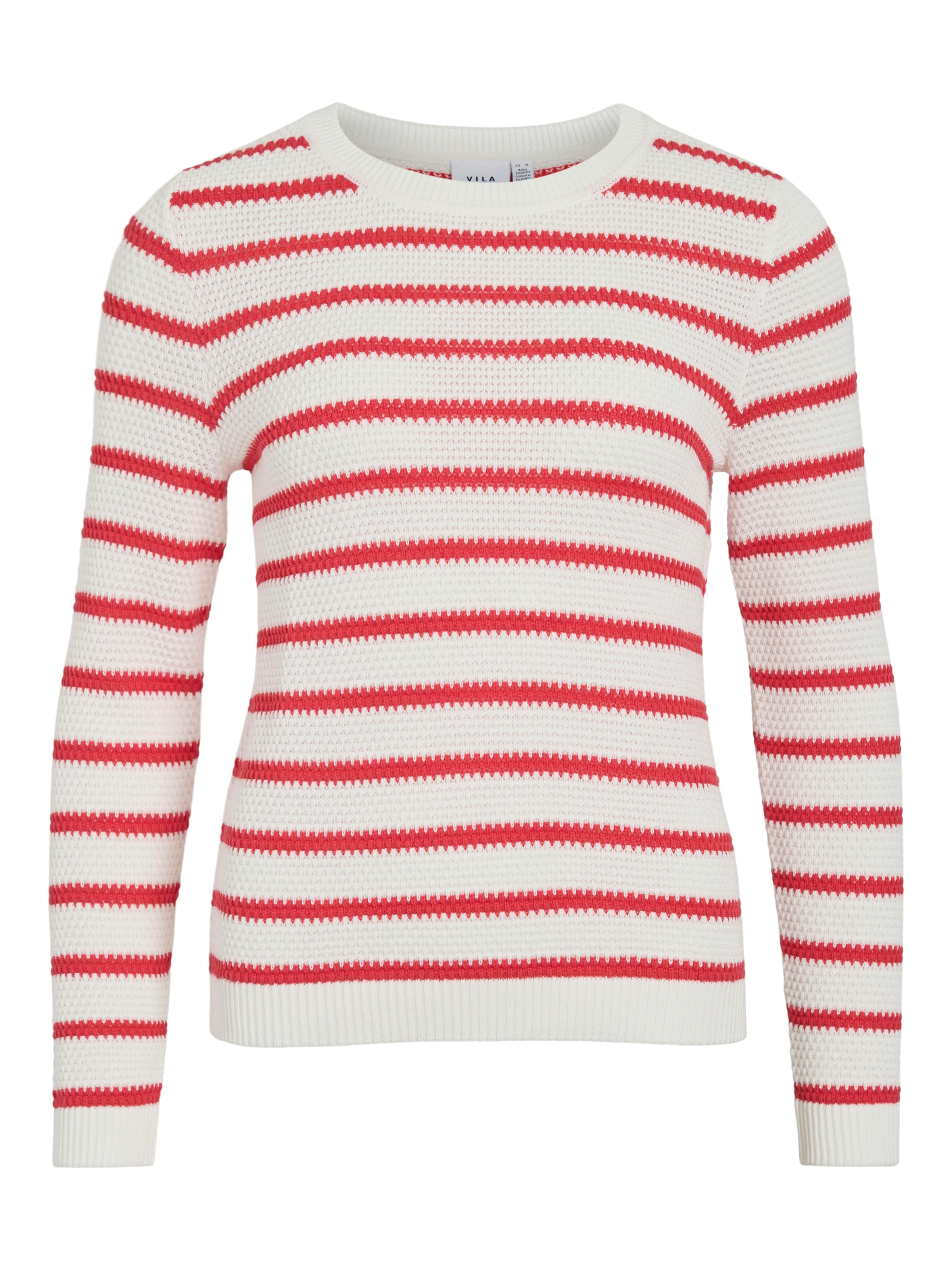 Vila Rundhalspullover »VIDALO O-NECK L/S STRIPE KNIT TOP- NOOS«