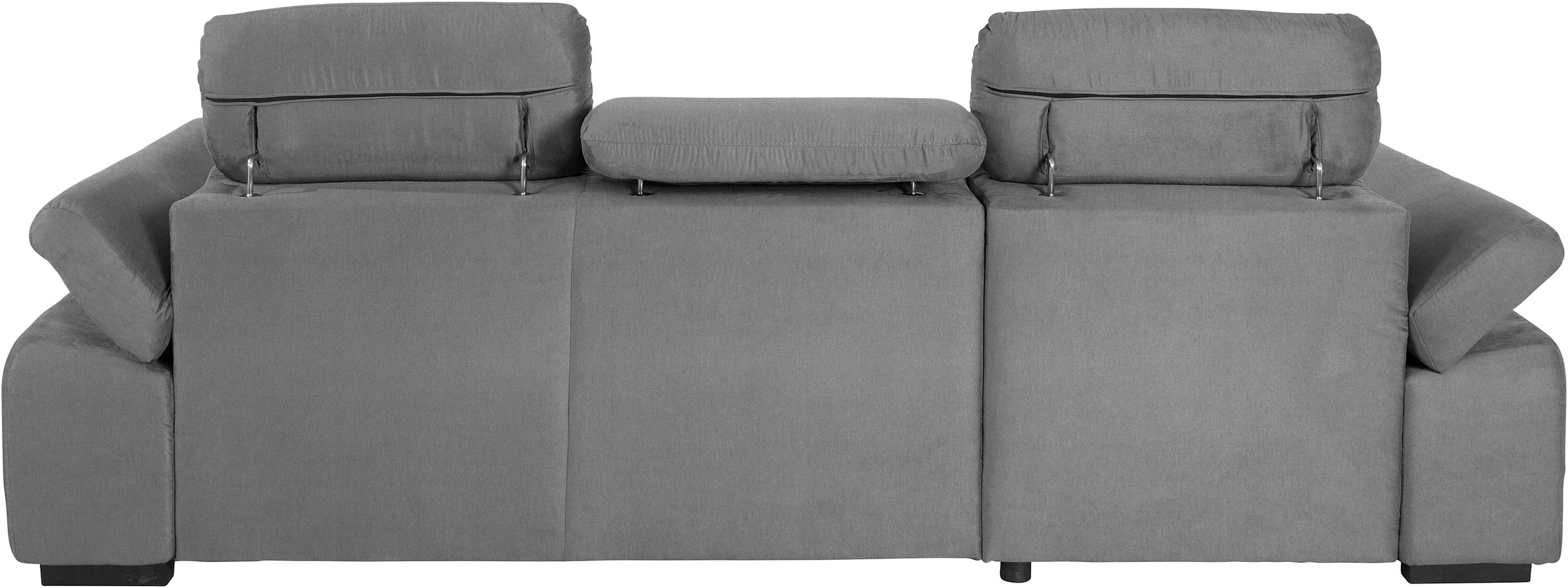 COTTA Ecksofa »Lola L-Form mit Kopfteilfunktion & Hocker«, (Set, mit Hocker), wahlweise mit Bettfunktion, Bettkasten & Armteilverstellung