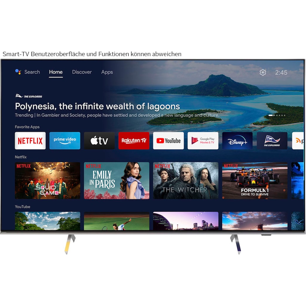 Philips LED-Fernseher »43PUS8507/12«, 108 cm/43 Zoll, 4K Ultra HD, Smart-TV-Android TV