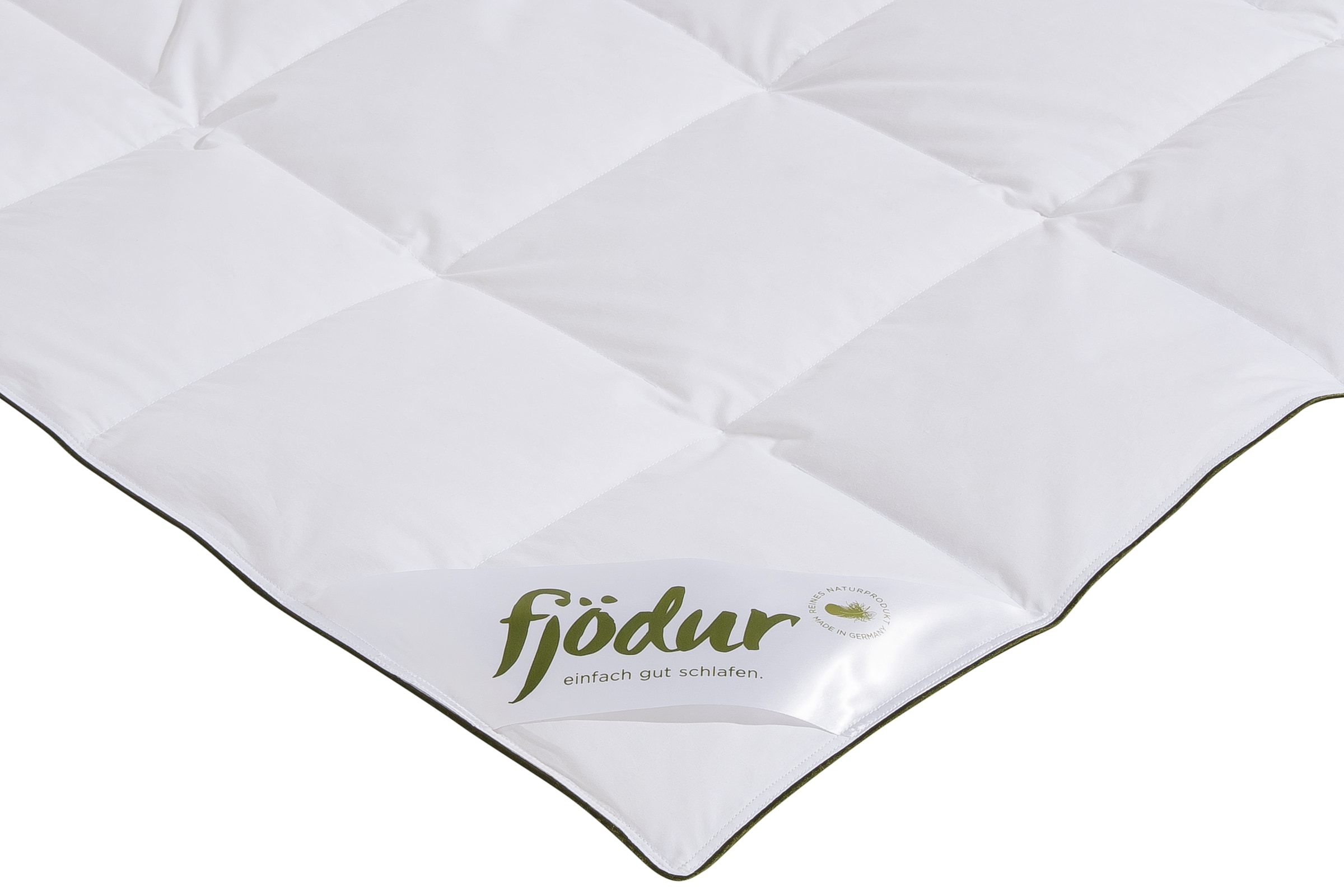 fjödur Daunenbettdecke »Fabian 2für1, Bettdecke für Sommer, Winter, alle Wärmeklassen« leicht Füllung 60% Daunen & 40% Federn 2 Stk. tlg. Bettdecke in 135x200,155x220 cm, inklusive 1 Gratis-Leichtdecke.