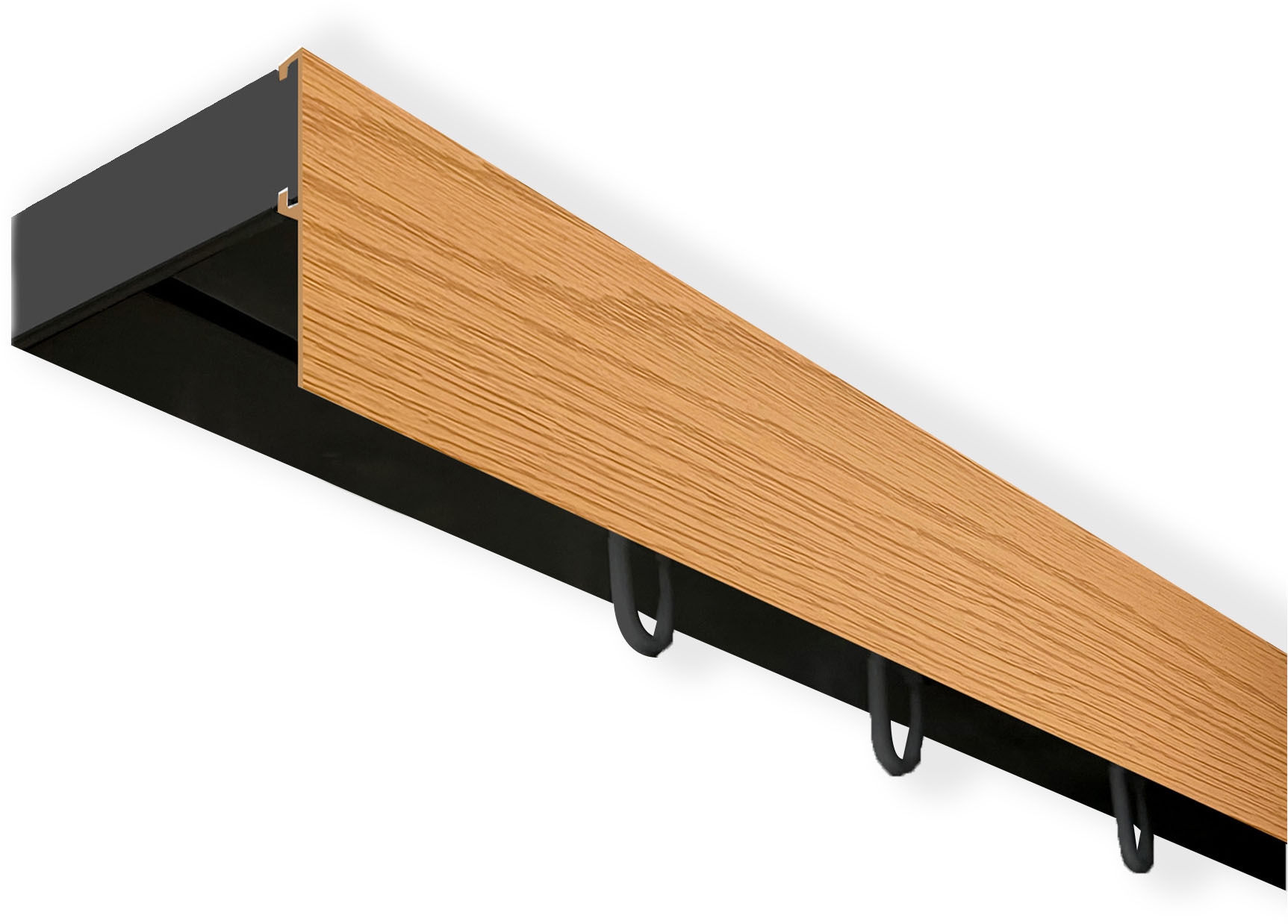 SN DECO GROUP Gardinenschiene »Vorhangschiene SH (1) mit Blende 5 cm« 1 läufig-läufig Fixmaß