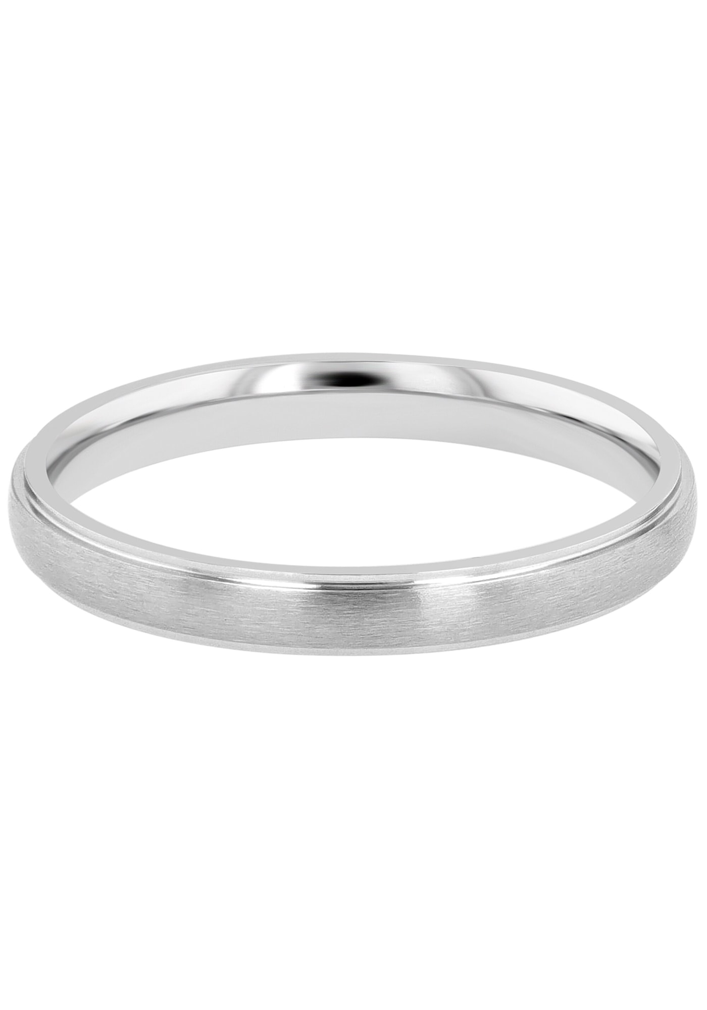 AKZENT Partnerring »Elegant Simplicity, silberfarbig, langlebig«