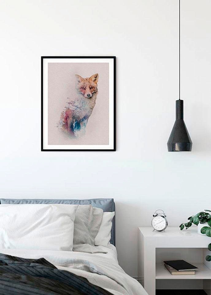 Komar Bild »Animals Forest Fox«, Tiere, (1 St.), Wandbild zur Dekoration - ohne Rahmen