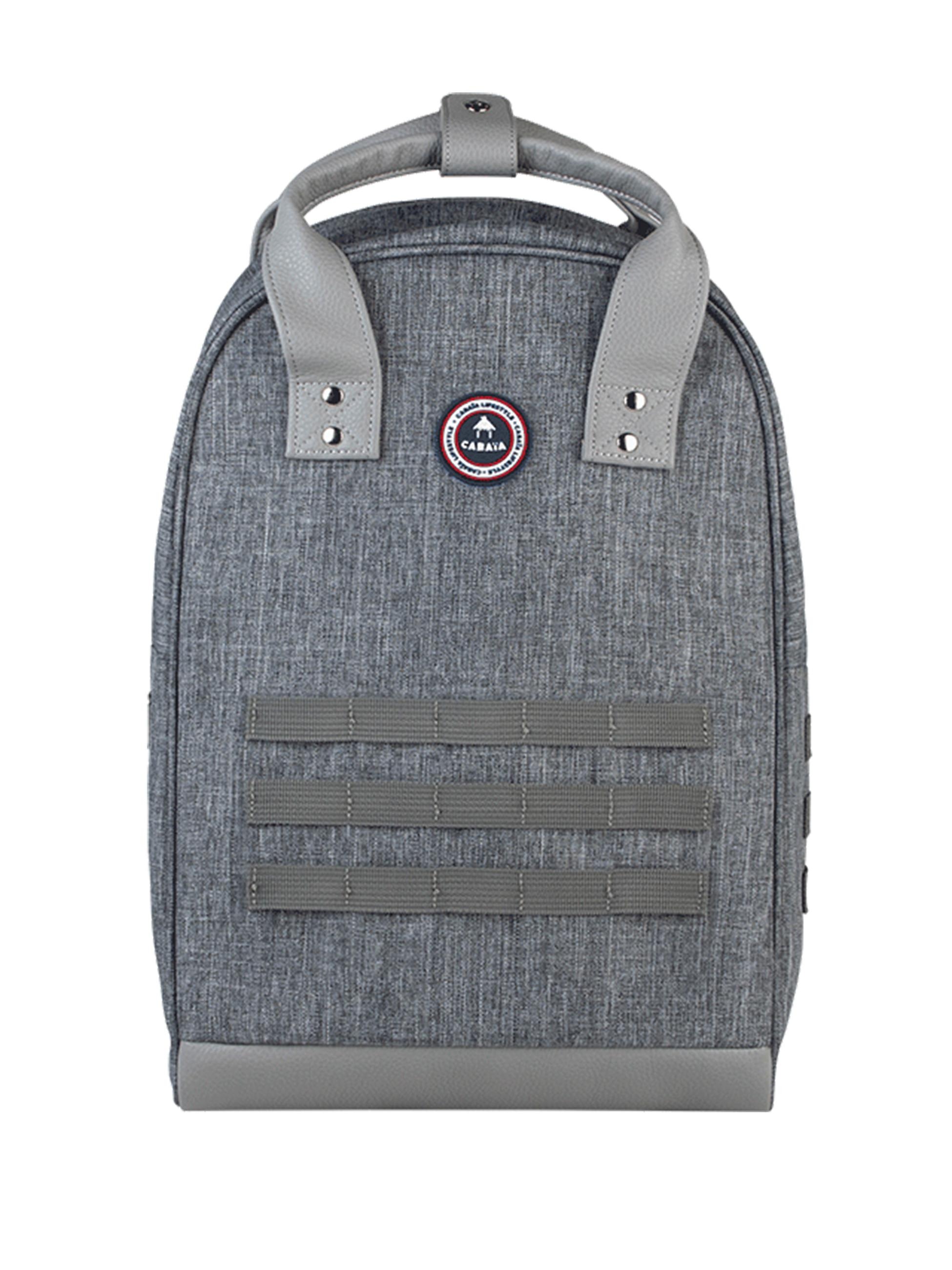 CABAIA Tagesrucksack »Tagesrucksack Old School M Recycled«, Cityrucksack mit austauschbaren Vordertaschen