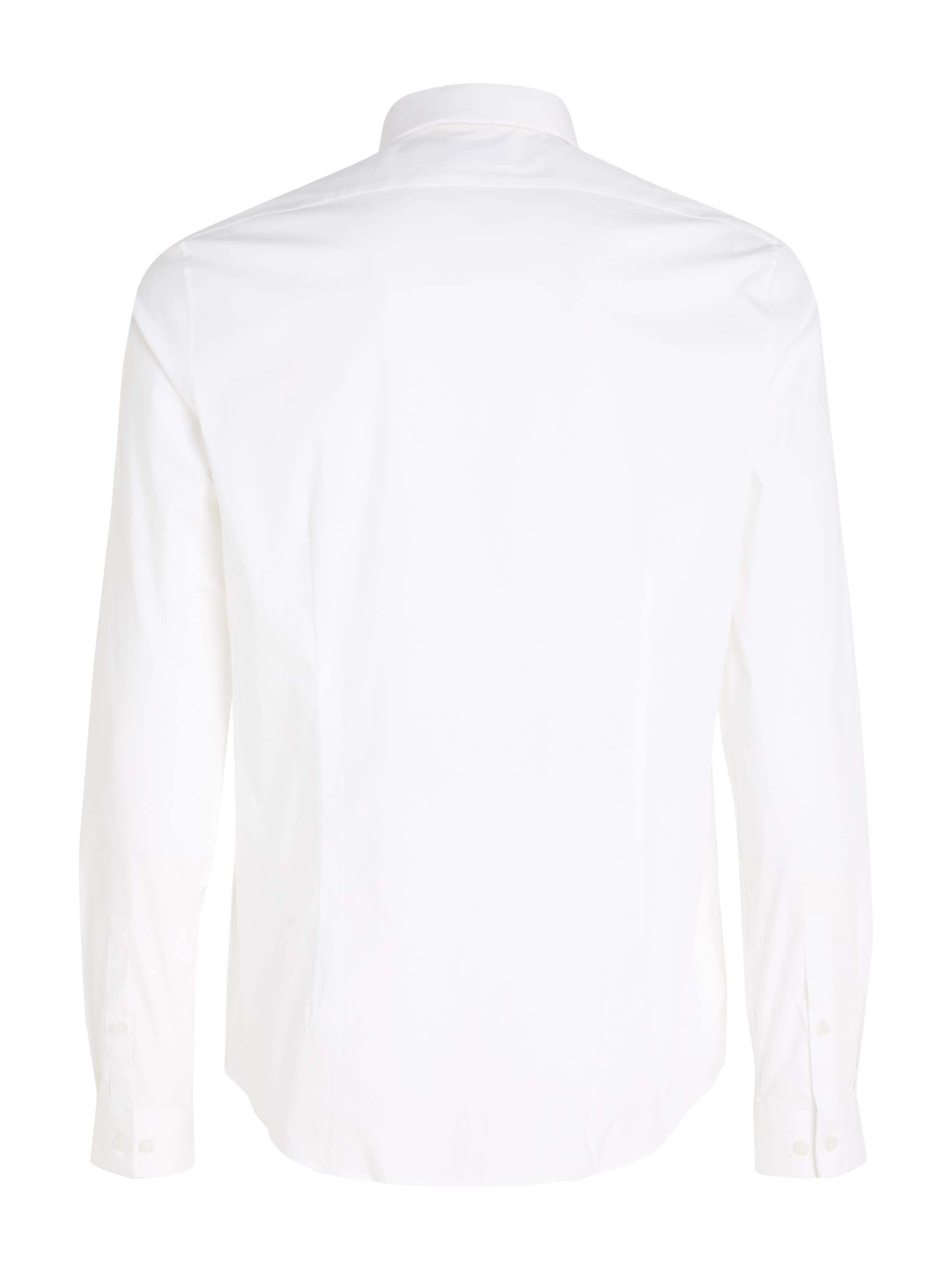 Calvin Klein Langarmhemd »POPLIN HP EXTRA SLIM SHIRT«, mit Logostickerei