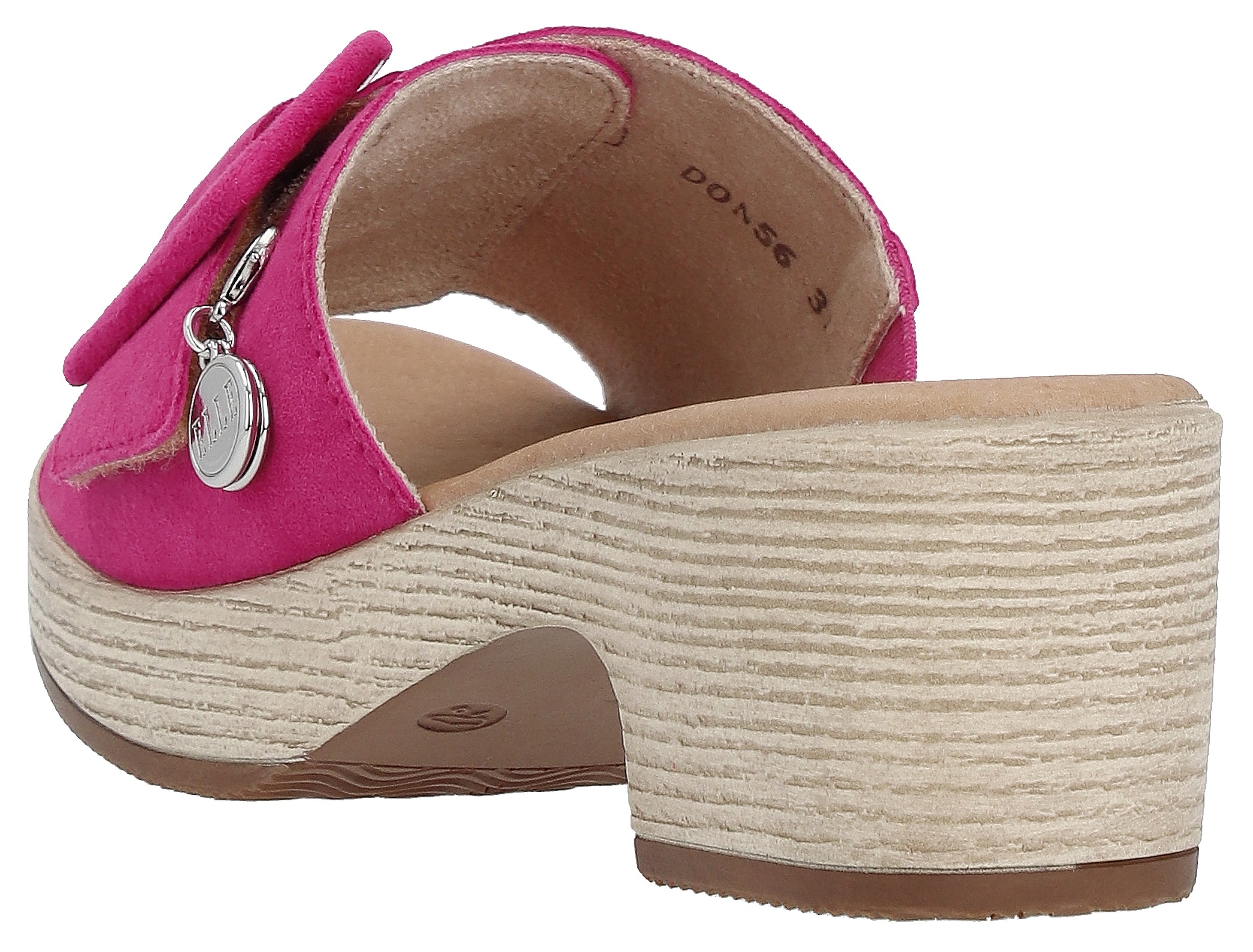 Remonte Pantolette »ELLE-Collection«, Blockabsatz, Sommerschuh, Schlappen, Zierschnalle, ELLE-Collection