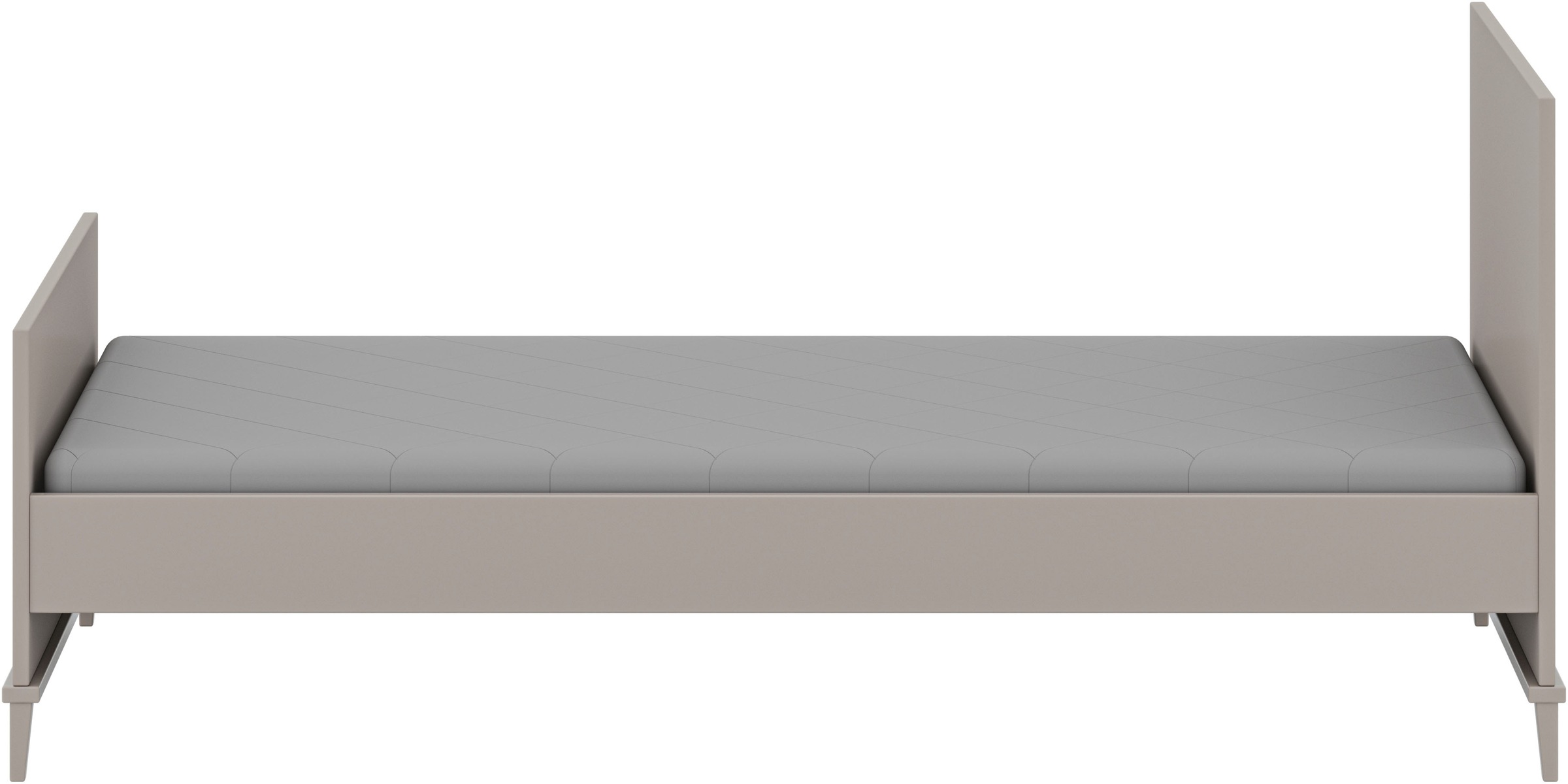 YUNY by PAIDI Kinderbett »BROTHER STU«, (B/H/T ca. 207x96x91cm, Taupe), yuny by PAIDI