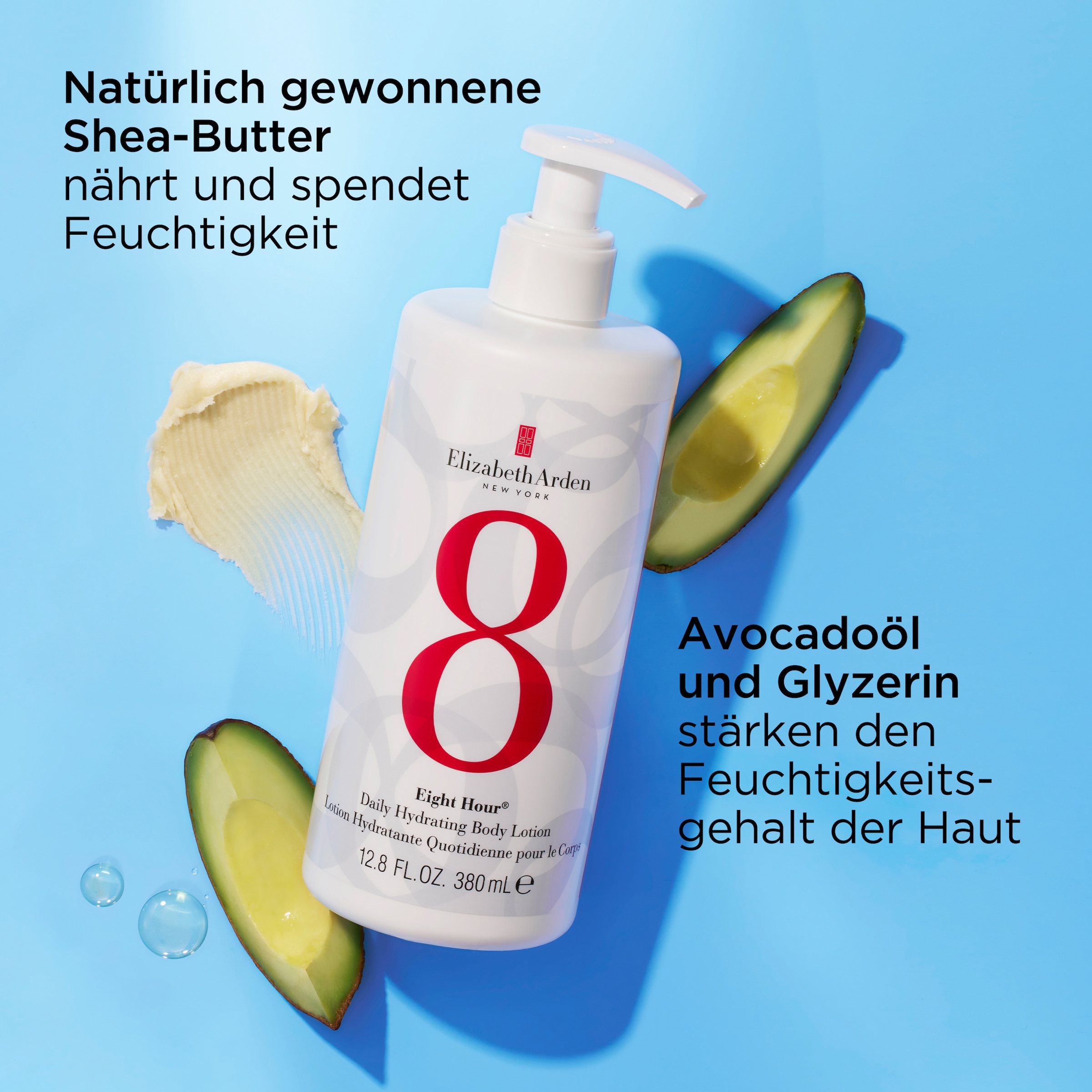 Elizabeth Arden Bodylotion »EIGHT HOUR CREAM DAILY HYDRATING BODY LOTION« für den ganzen Körper, mit lang anhaltender Feuchtigkeitsversorgung