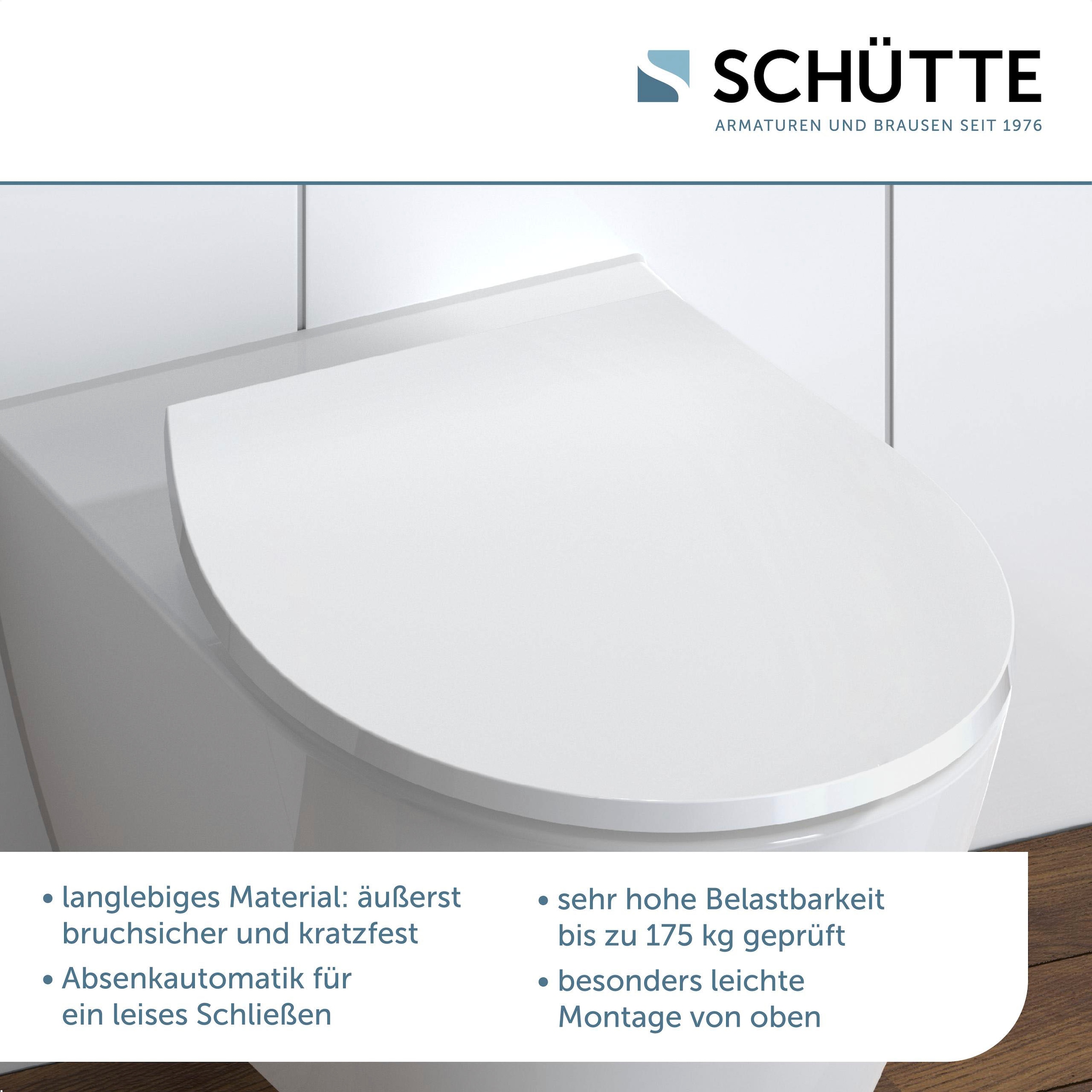 Schütte WC-Sitz, mit LED, OTTO Absenkautomatik, Schnellverschluss bei online bestellen