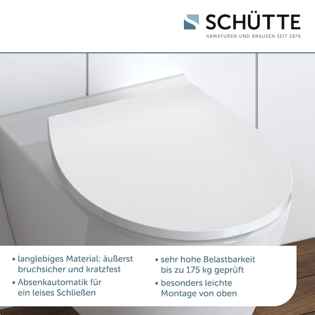 Schütte WC-Sitz, LED, OTTO online bestellen Schnellverschluss mit bei Absenkautomatik,