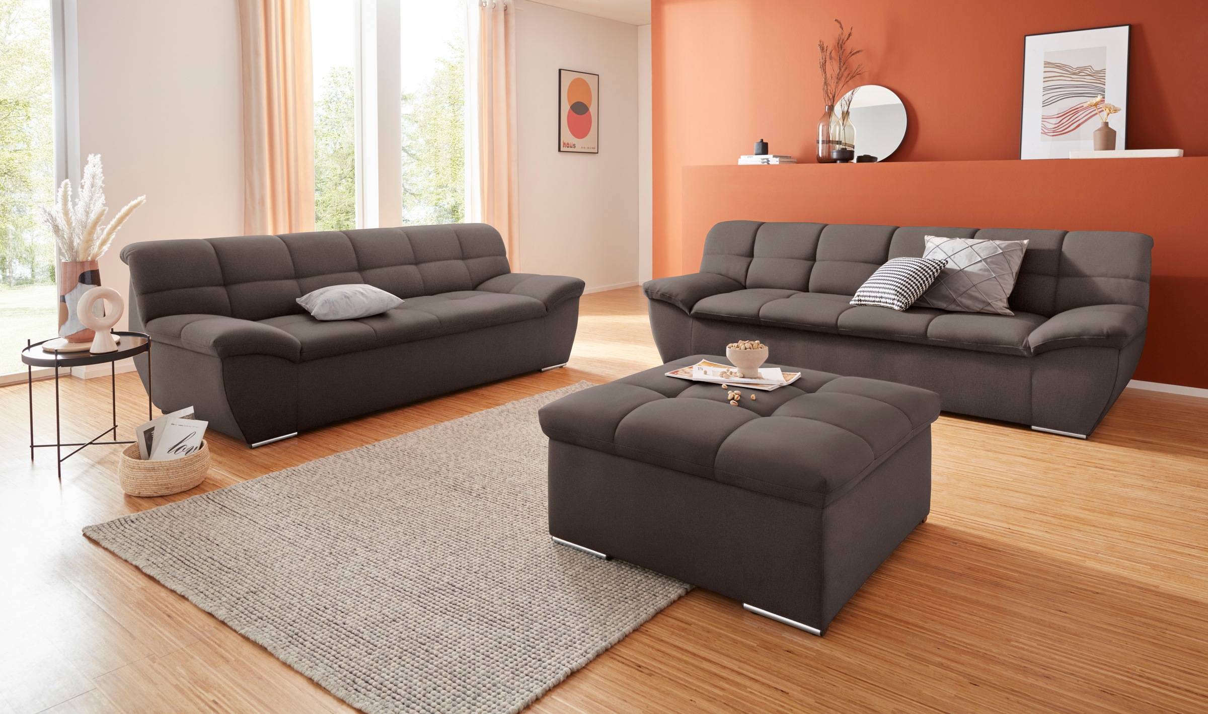 DOMO collection Sitzhocker »Lagoa« in großer Farbauswahl