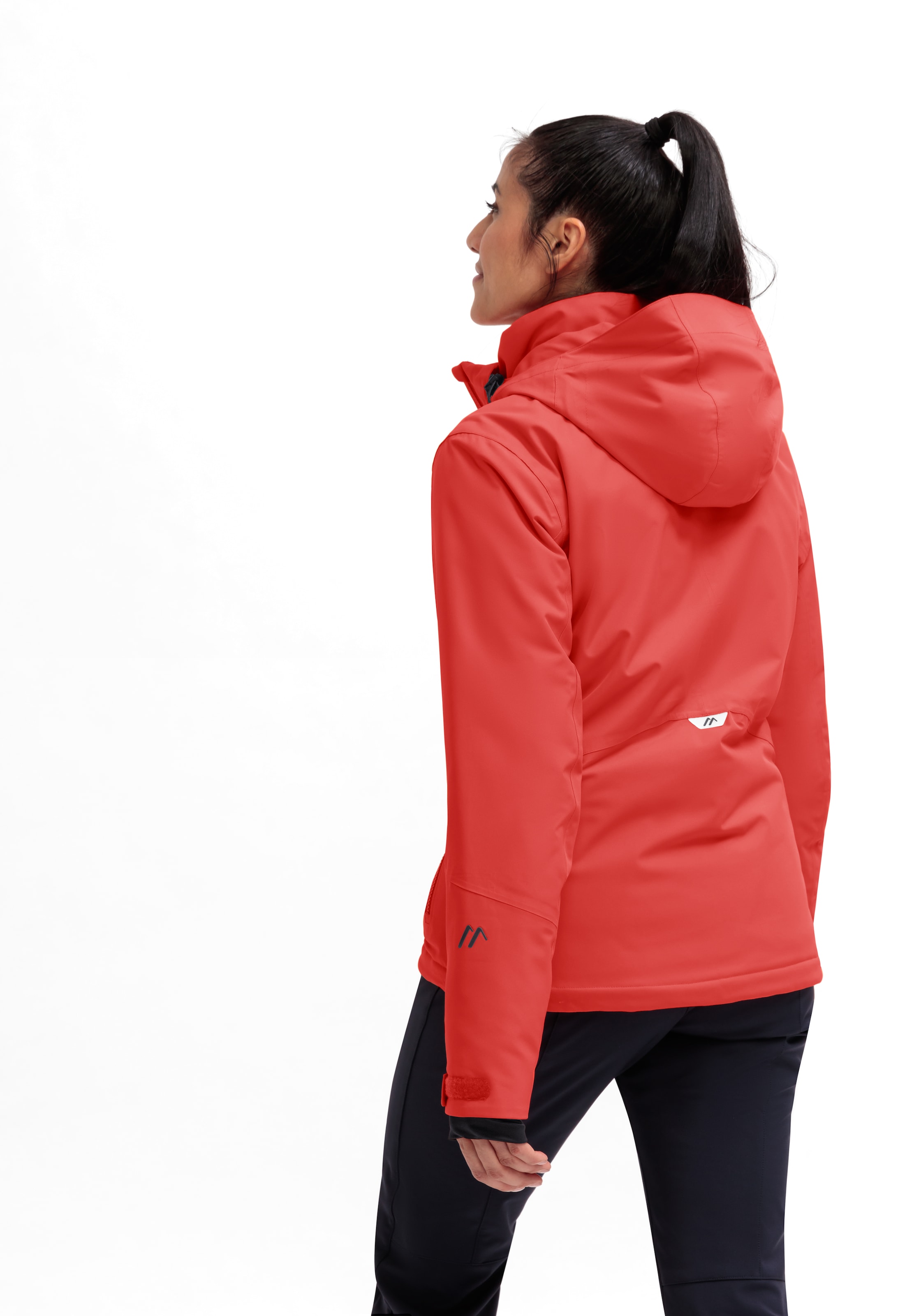Maier Sports Skijacke »Straja«, Damen Winterjacke, wind/wasserdicht, 3 RV-Taschen und Kapuze