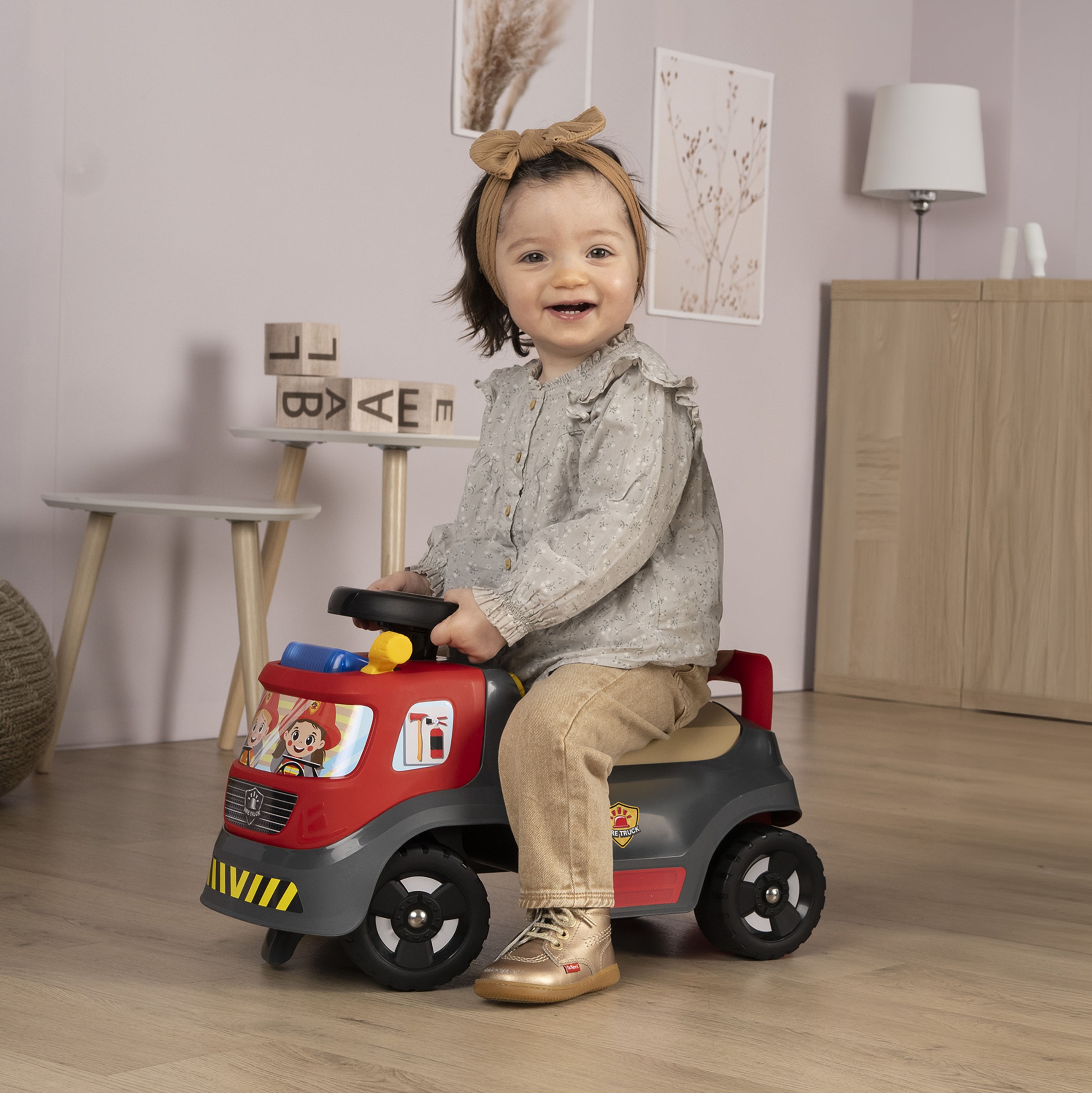 Smoby Rutscherauto »Feuerwehr« mit Licht und Sirene