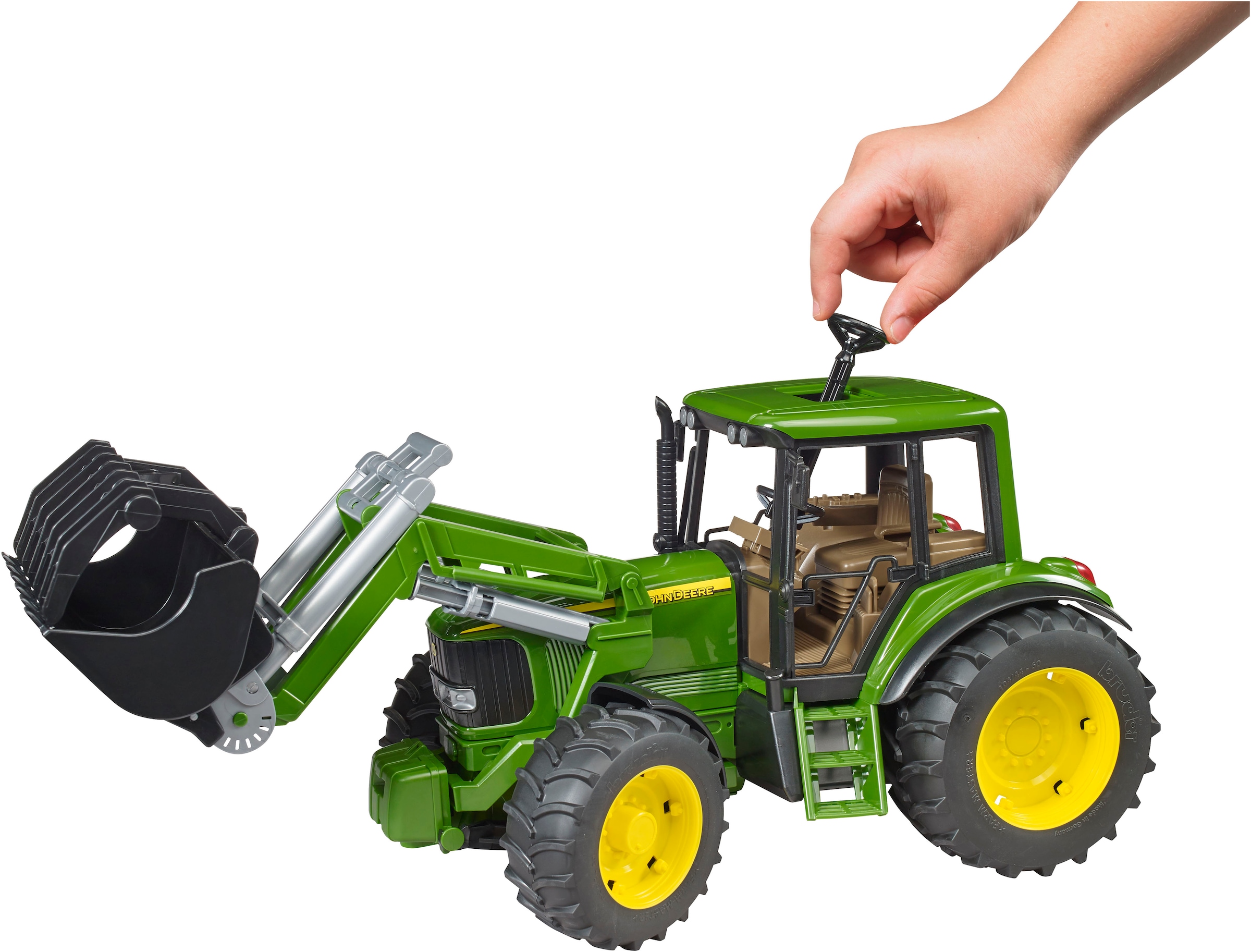 Bruder® Spielzeug-Traktor »John Deere 6920 38 cm mit Frontlader (02052)« Made in Europe