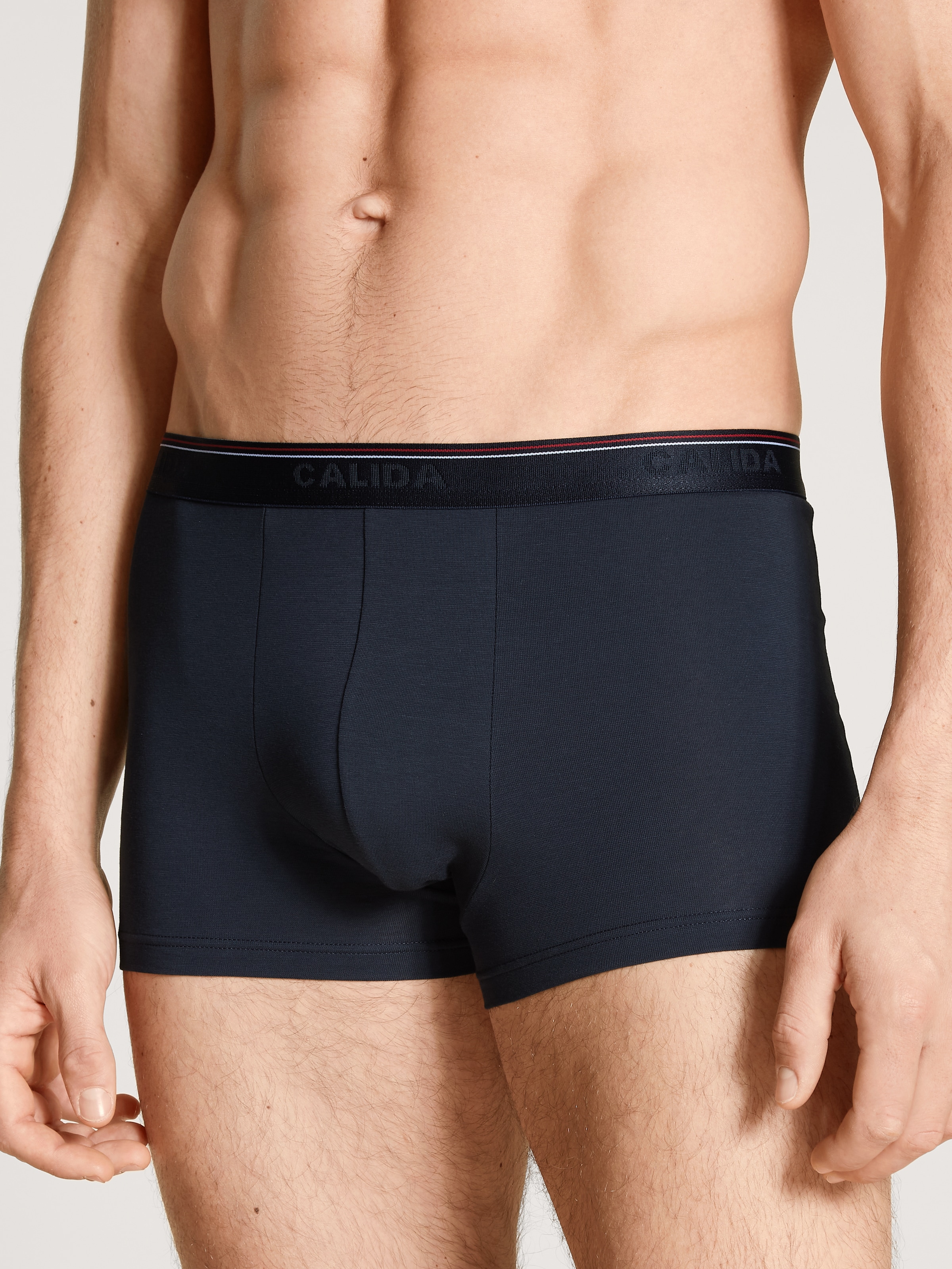 CALIDA Boxershorts »Natural Benefit«, (3er Pack), mit formstabiler Single Jersey-Qualität