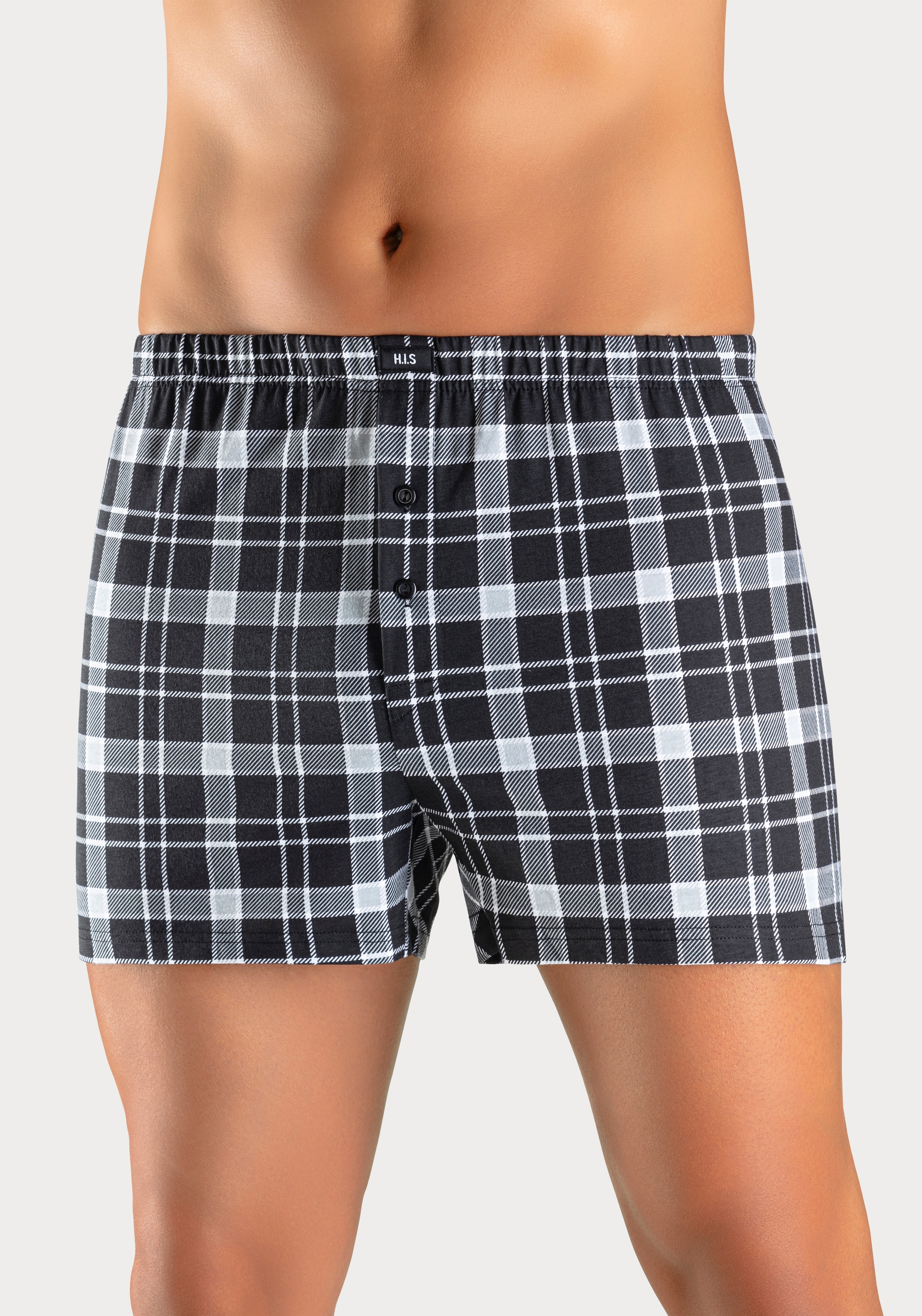 H.I.S Boxer »Boxershorts für Herren«, (Packung, 2 St.), in weiter Passform