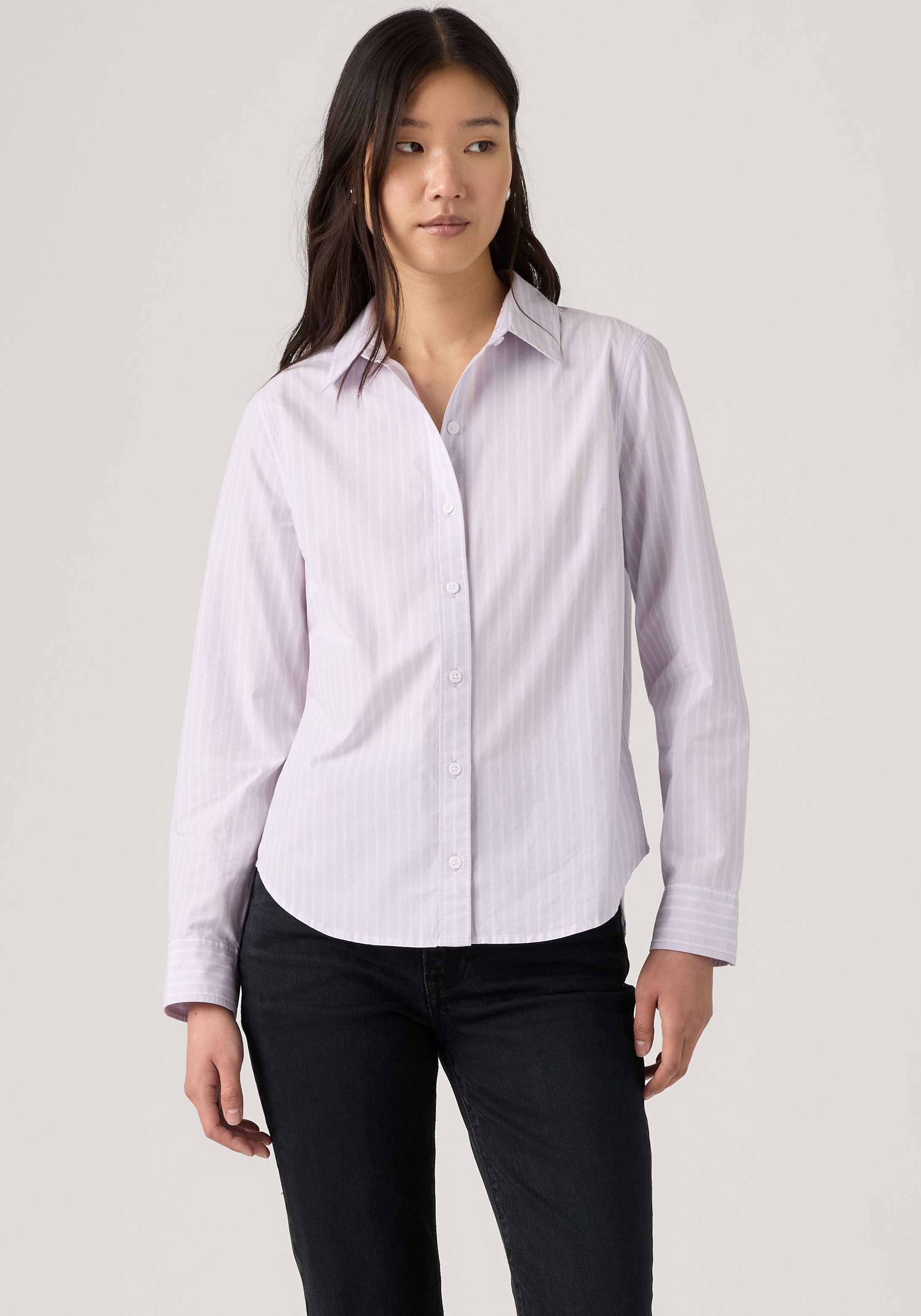 Levi's® Hemdbluse »CARLILE CLASSIC POPLIN SHIRT« Klassischer Hemdblusenkragen