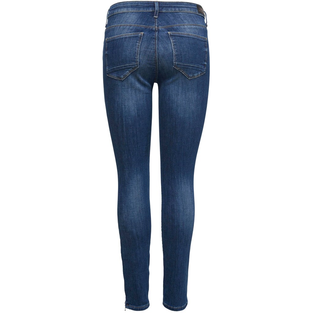Only Skinny-fit-Jeans »ONLKENDELL LIFE«, mit Zipper am Saum