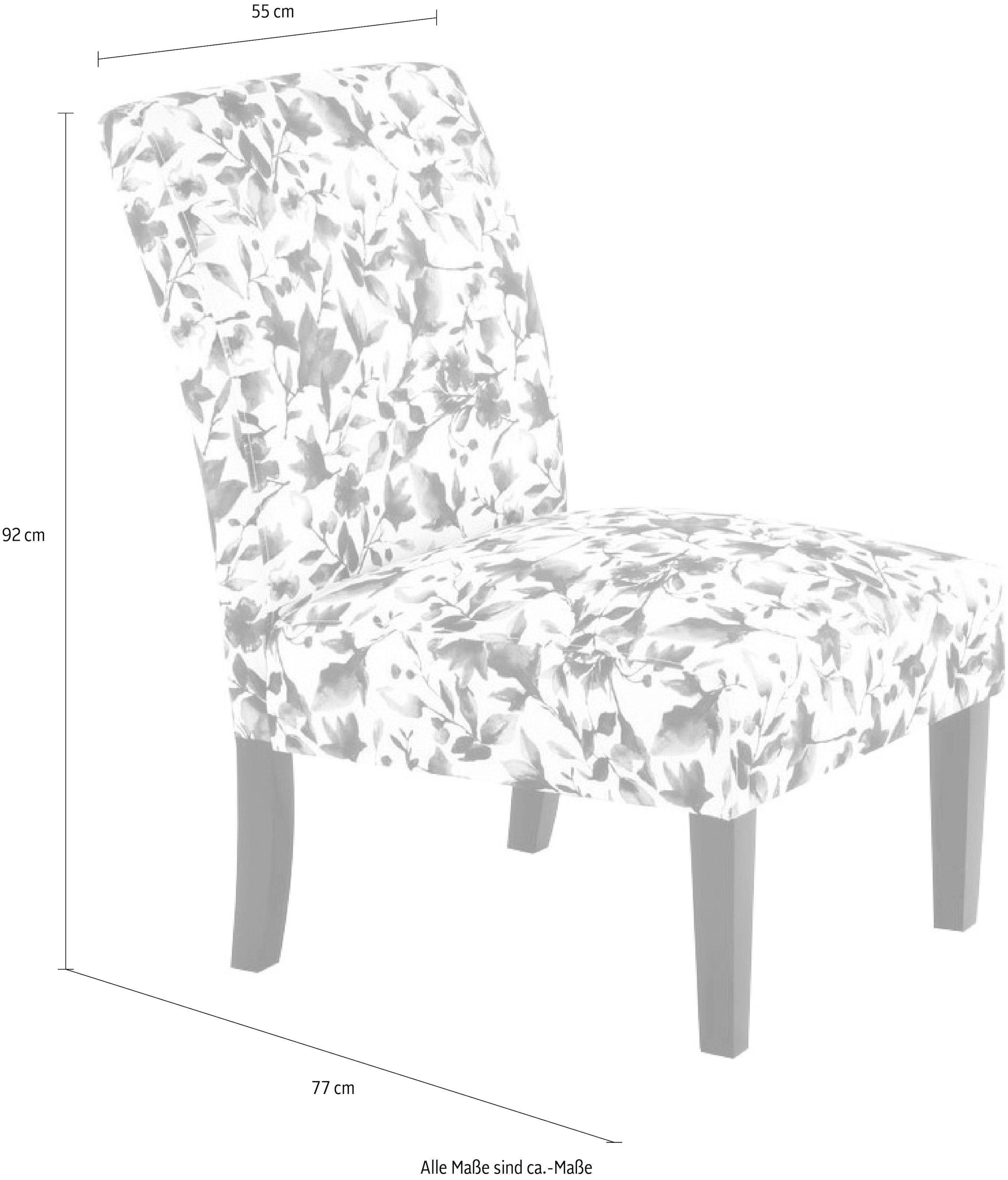 Kayoom Stuhl »Indira 110, mit gepolsterter Sitzfläche und Rückenlehne« () 1 Stk.stilvoll, modern, ideal für moderne Einrichtungen