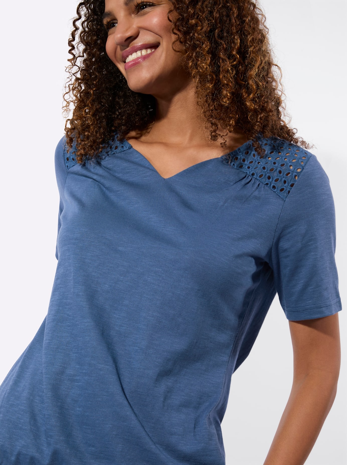 Inspirationen Spitzenshirt »Spitzenshirt« 1 tlg.