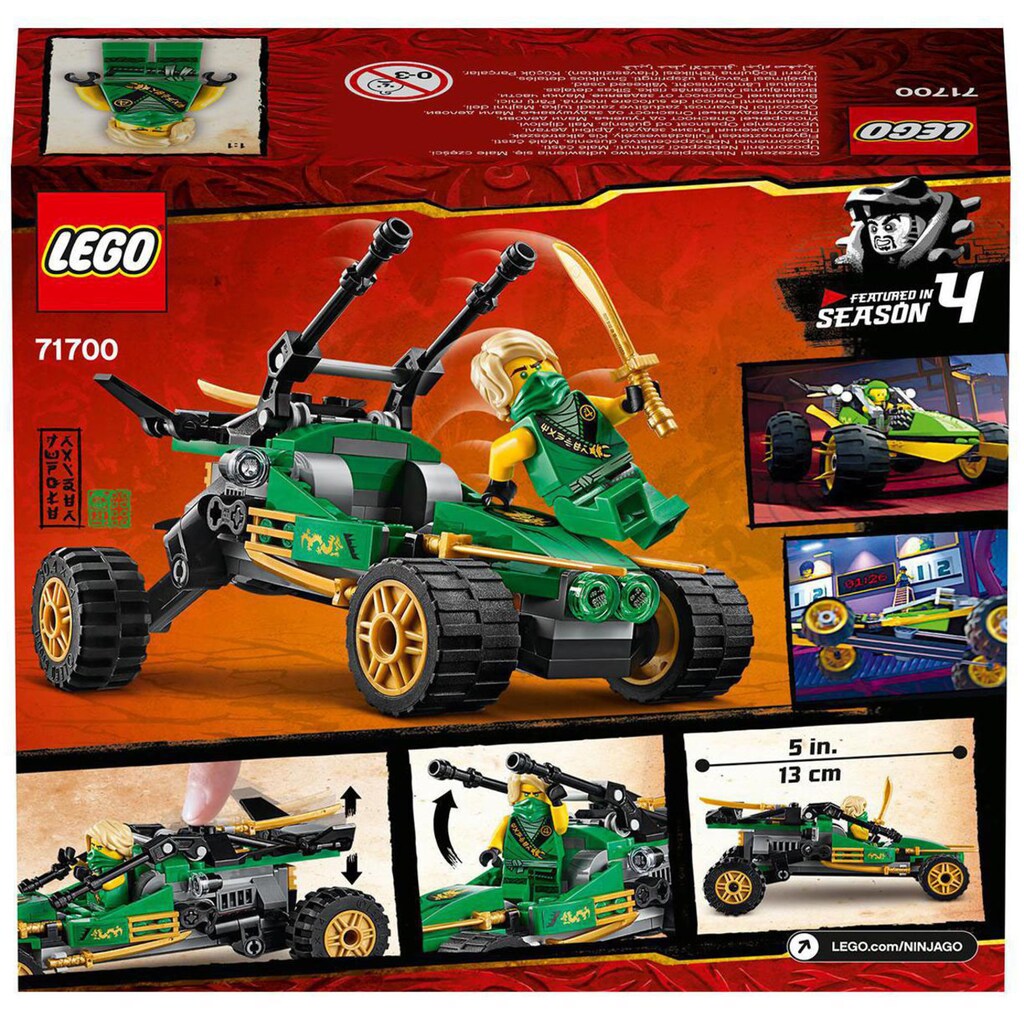 LEGO® Konstruktionsspielsteine »Lloyds Dschungelräuber (71700), LEGO® NINJAGO®«, (127 St.), Made in Europe