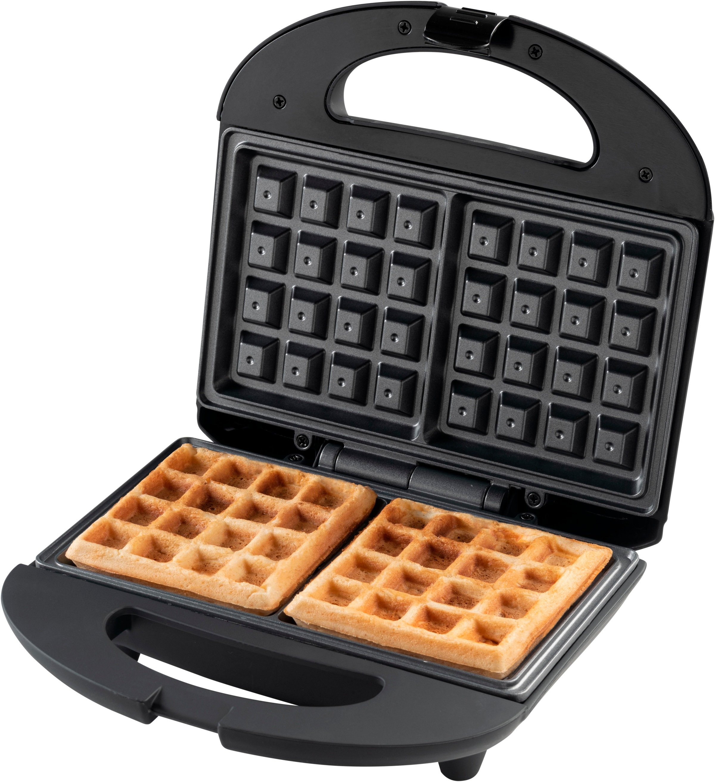 bestron Waffeleisen »ASW401BL«, 700 W, im Retro Design, inkl. Backampel & automatischer Temperaturkontrolle