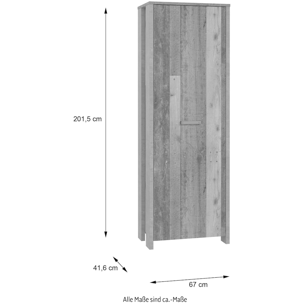 FORTE Garderobenschrank »Clif«