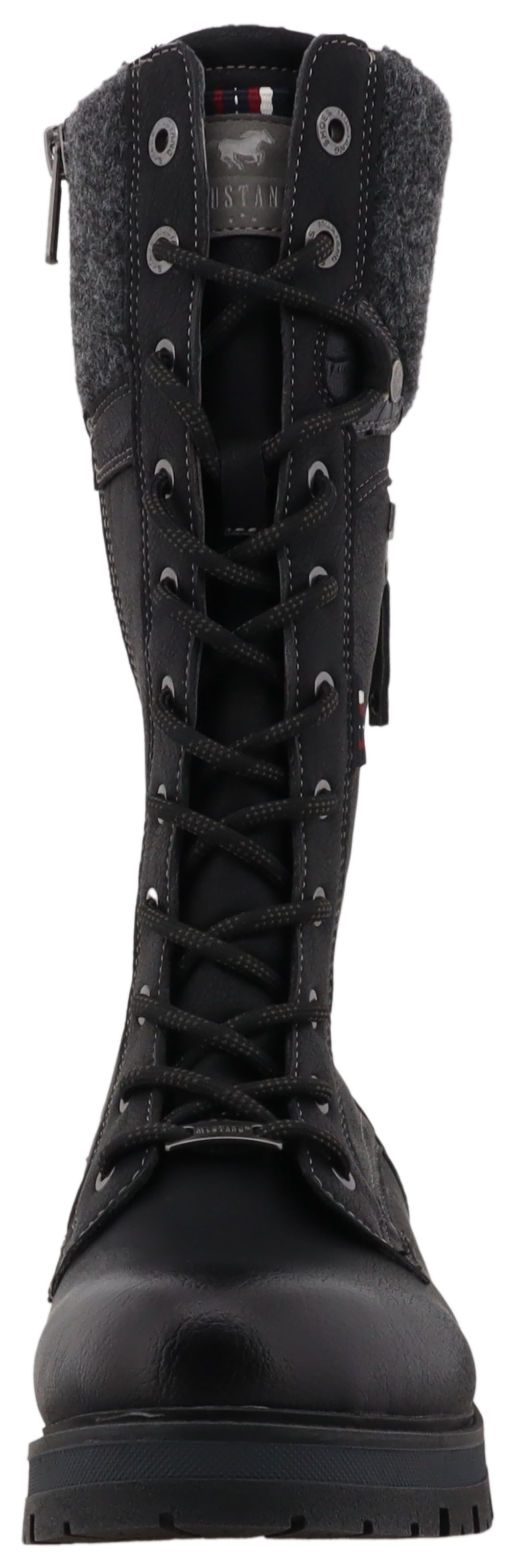 Mustang Shoes Winterstiefel »Darleen«  Schnürstiefel mit Reißverschluss
