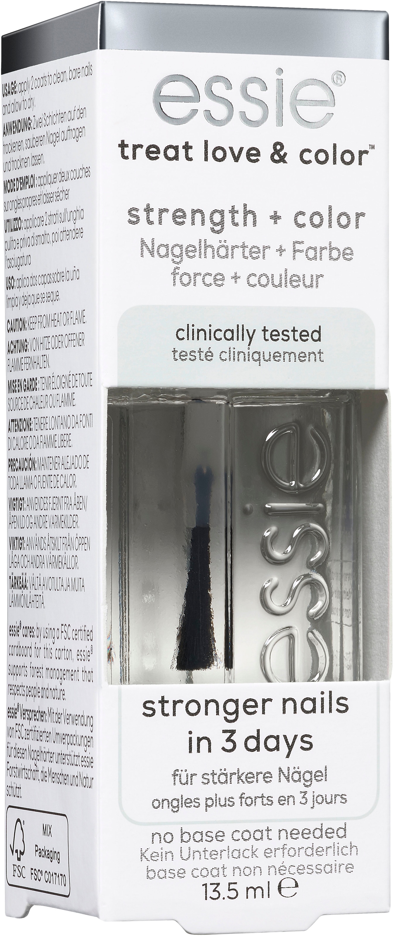 essie Nagellack »Nagelpflege treat, love & color«, mit natürlichen Inhaltsstoffen
