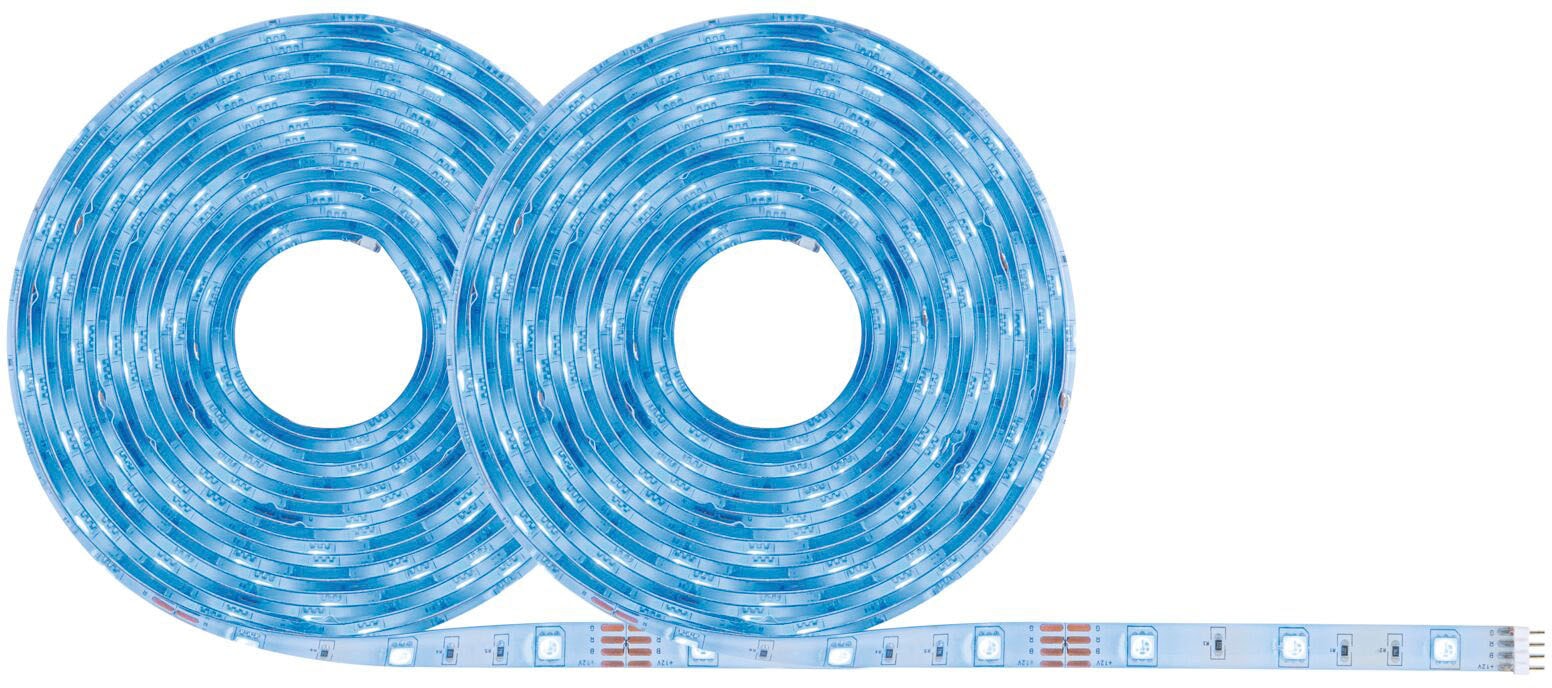 Paulmann LED-Streifen »SimpLED Stripe Set 10m 230/12V DC Weiß Metall Kunststoff«, 1 St.-flammig, RGB Zigbee