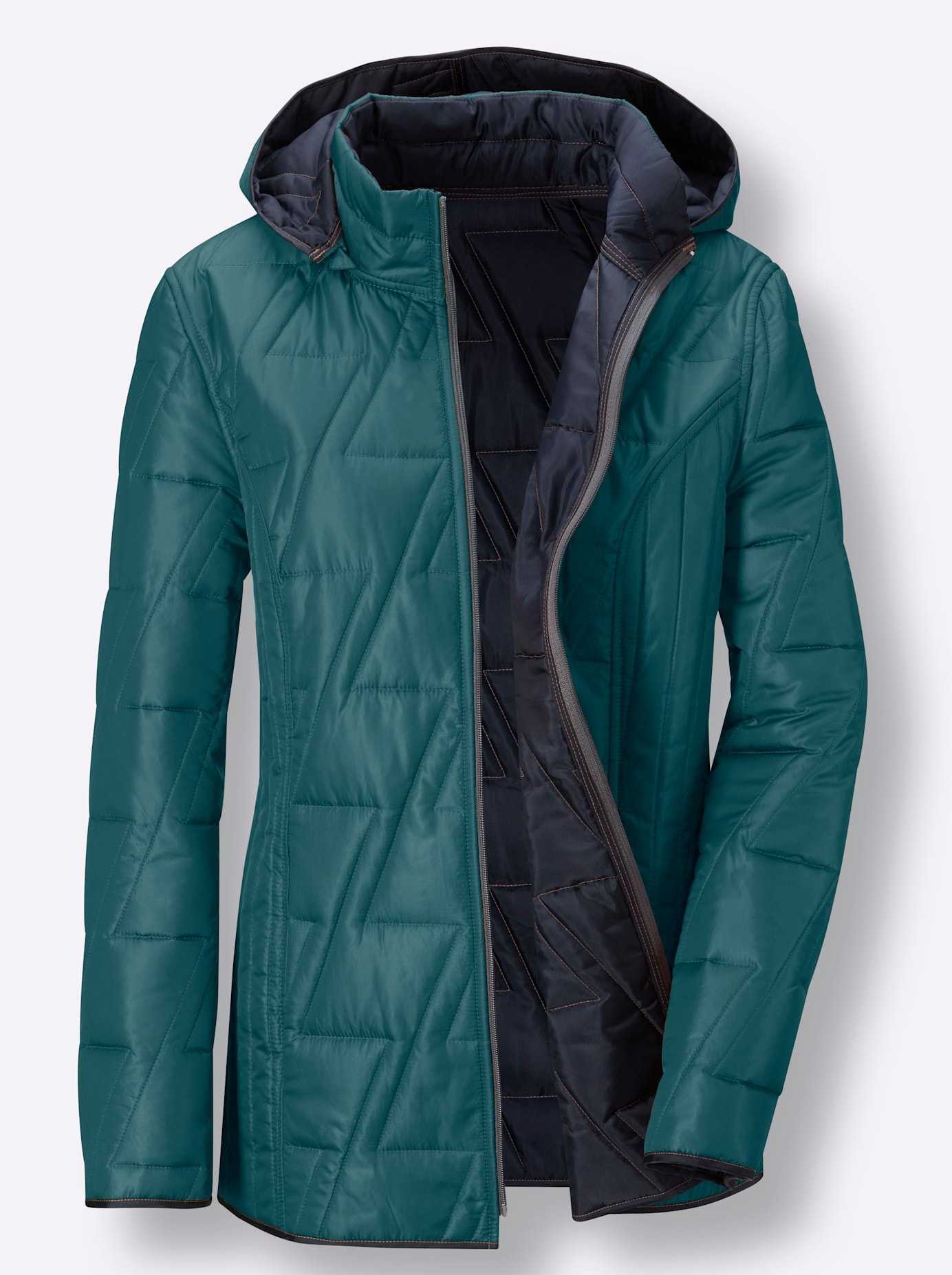 Classic Basics Wendejacke, mit Kapuze