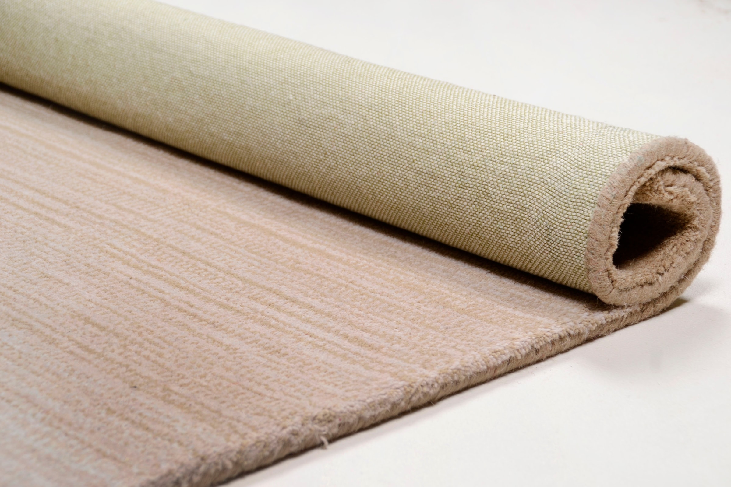 OTTO home Wollteppich »Lessach« rechteckig 14 mm Höhe Handweb Teppich, mit modernem Farbverlauf, reine Wolle, handgewebt