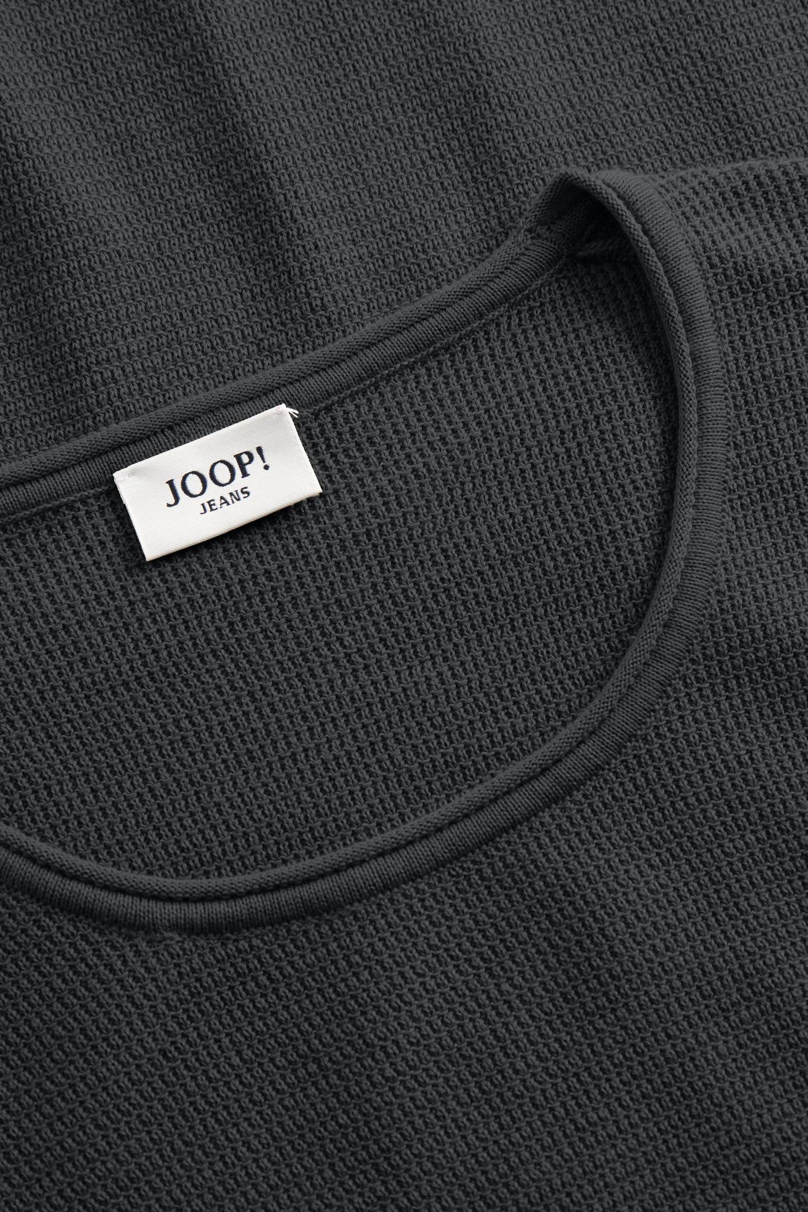 Joop Jeans Rundhalspullover »Svenor« mit feinem Strukturmuster