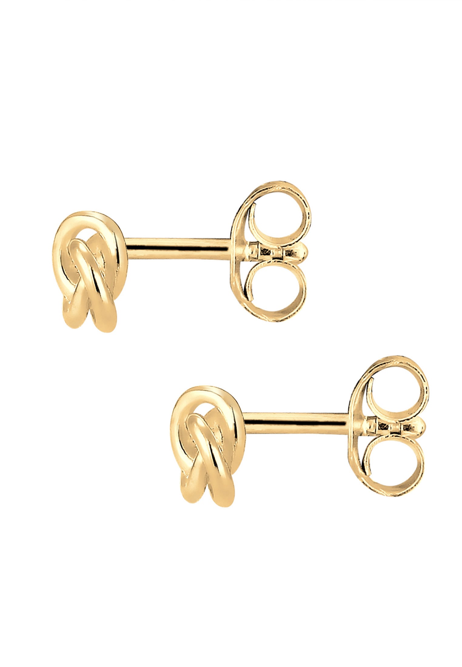 Elli Premium Paar Ohrstecker »Ohrringe Trend Knoten 585 Gelbgold«