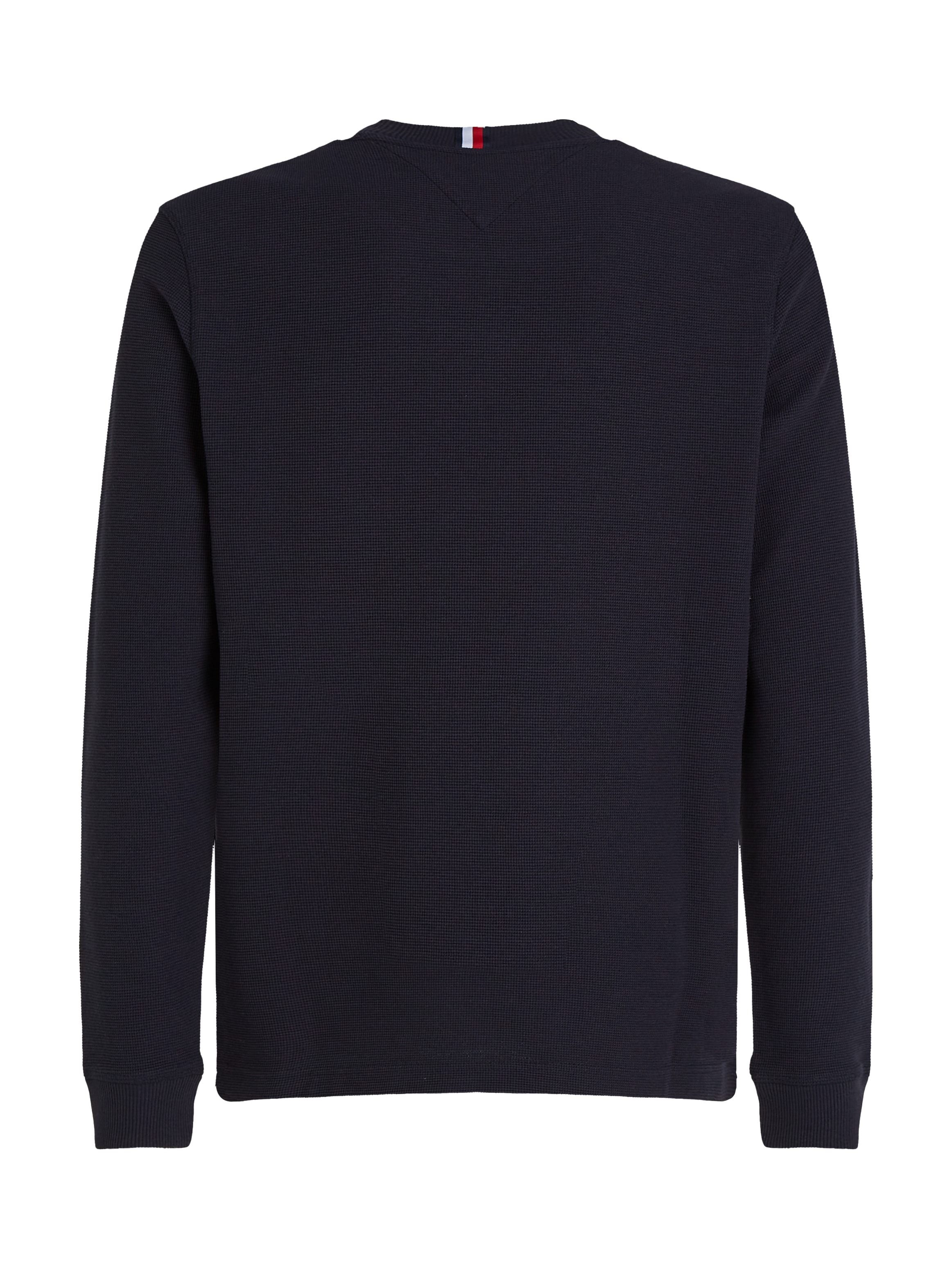 Tommy Hilfiger Rundhalspullover »TEXTURED LS TEE« mit Rundhalsausschnitt