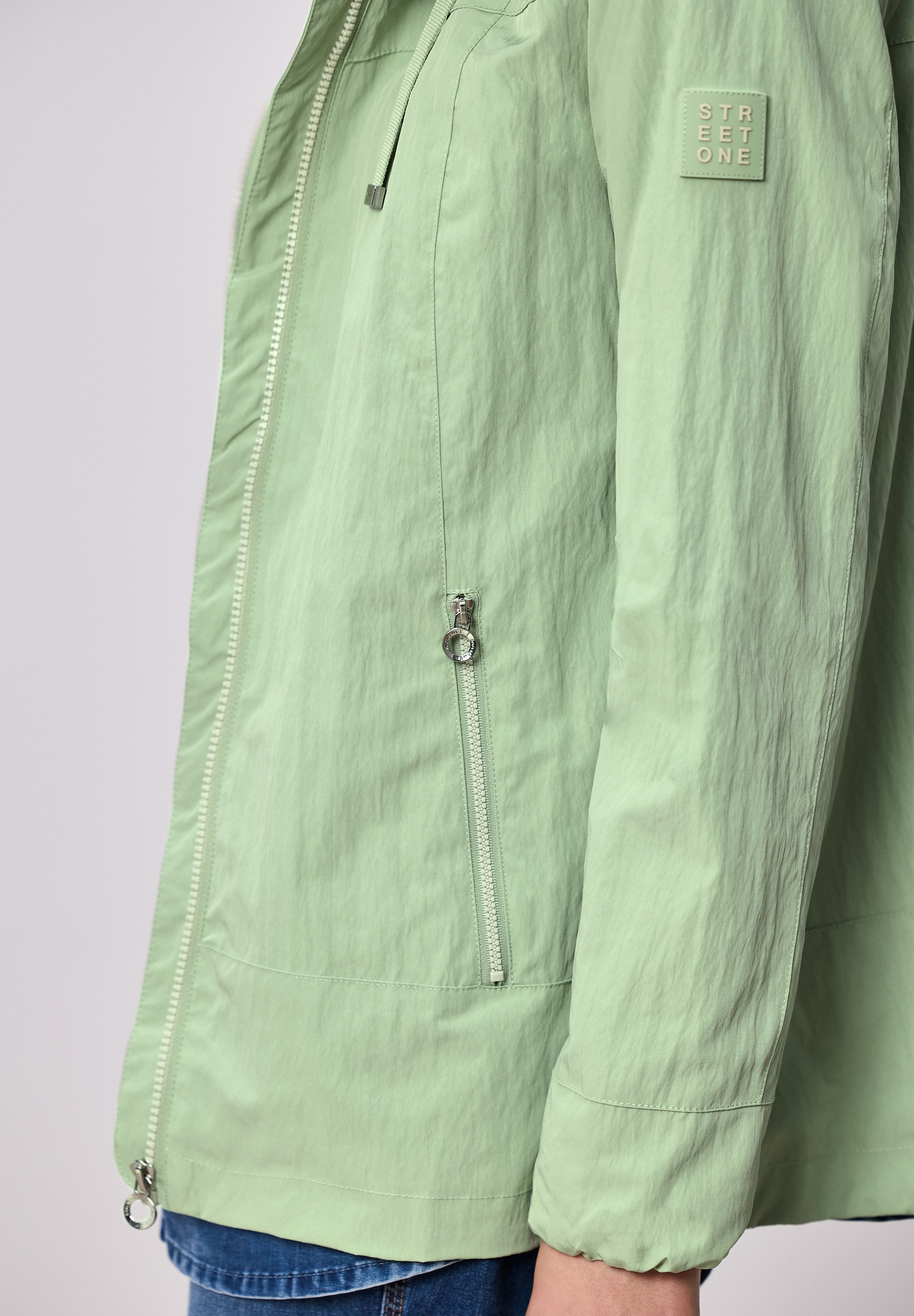 STREET ONE Kurzjacke mit Kapuze mit Kapuze