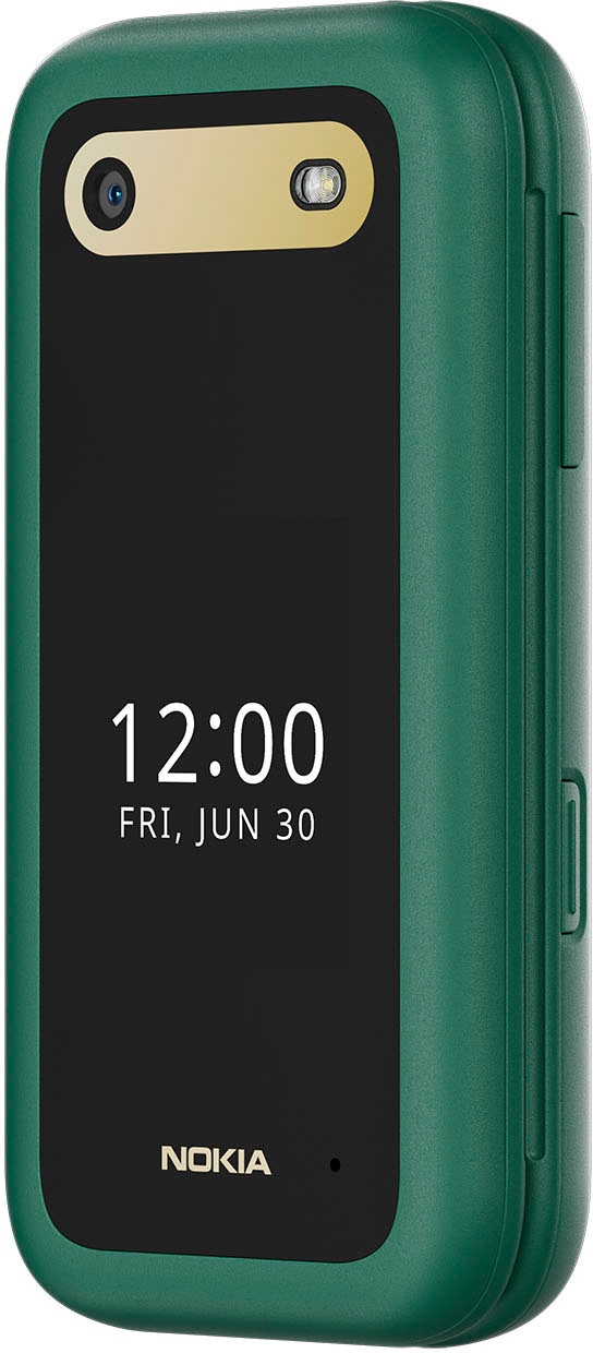 Nokia Klapphandy »2660 Flip«, grün, 7,11 cm/2,8 Zoll, 0,13 GB Speicherplatz, 0,3 MP Kamera