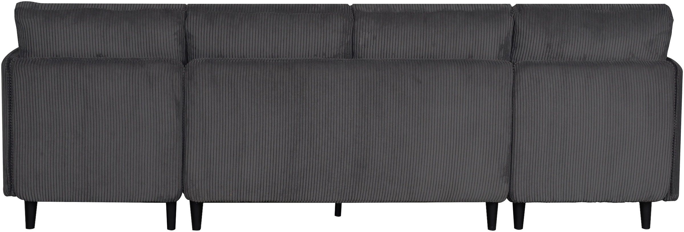 Dorel Home Wohnlandschaft »LINDHUS, Cord, Modulsofa, verschiedene Stellvarianten« Breite als U-Form (254cm) mit Verbindern fixierbar, Recamiere,Stauraum