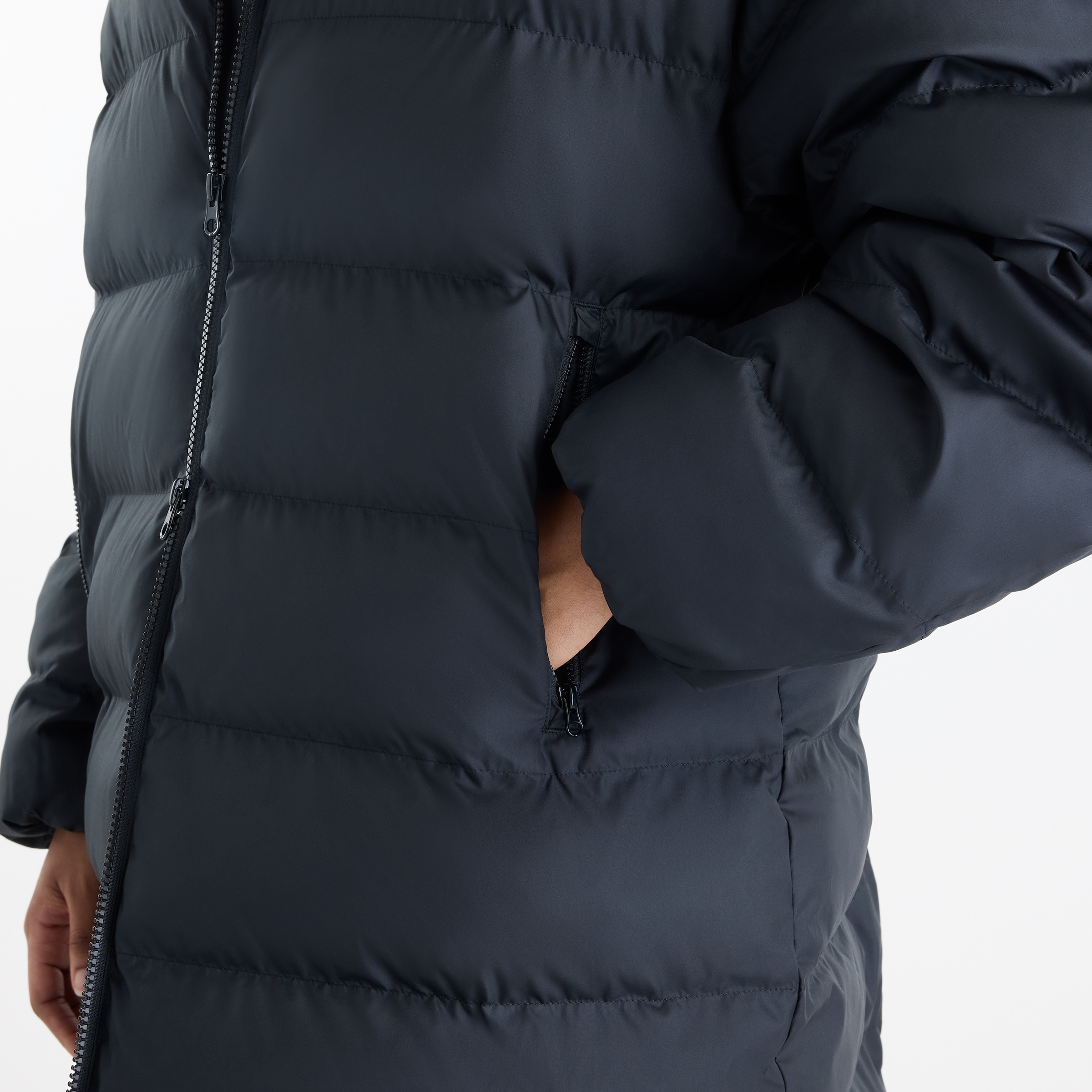 New Balance Steppjacke »BOSTON LONG  PUFFER JACKET« sportliche Steppjacke, aus Polyester, mit verlängerte Silhouette