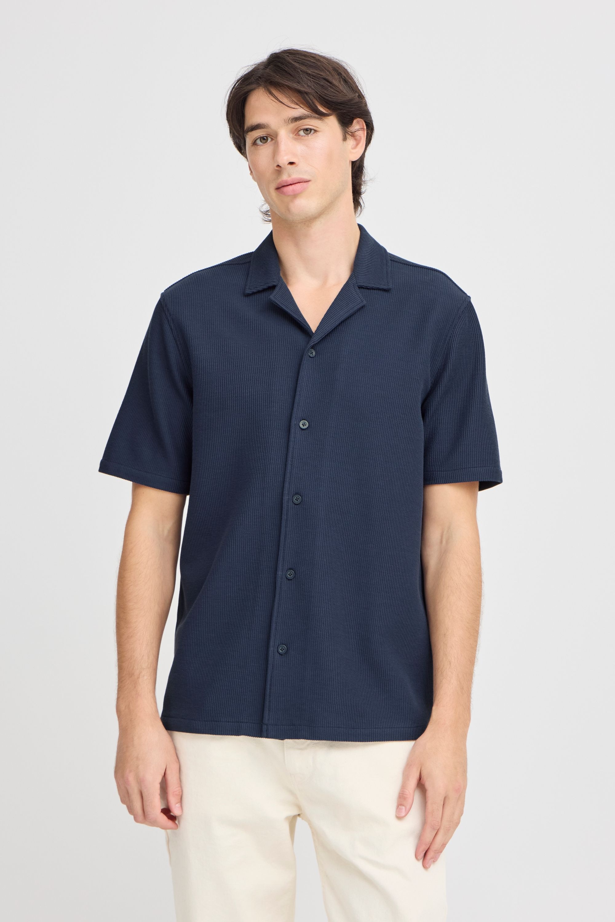 Casual Friday Kurzarmshirt »Kurzarmhemd CFARCHER knitted«