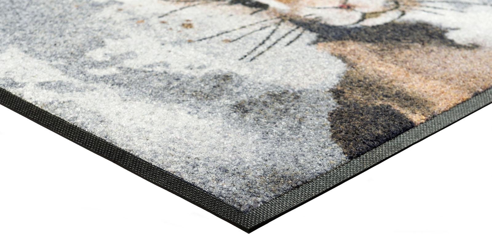 wash+dry by Kleen-Tex Fußmatte »Hopps«, rechteckig, 7 mm Höhe, Schmutzfangmatte, rutschhemmend, In- und Outdoor geeignet, waschbar