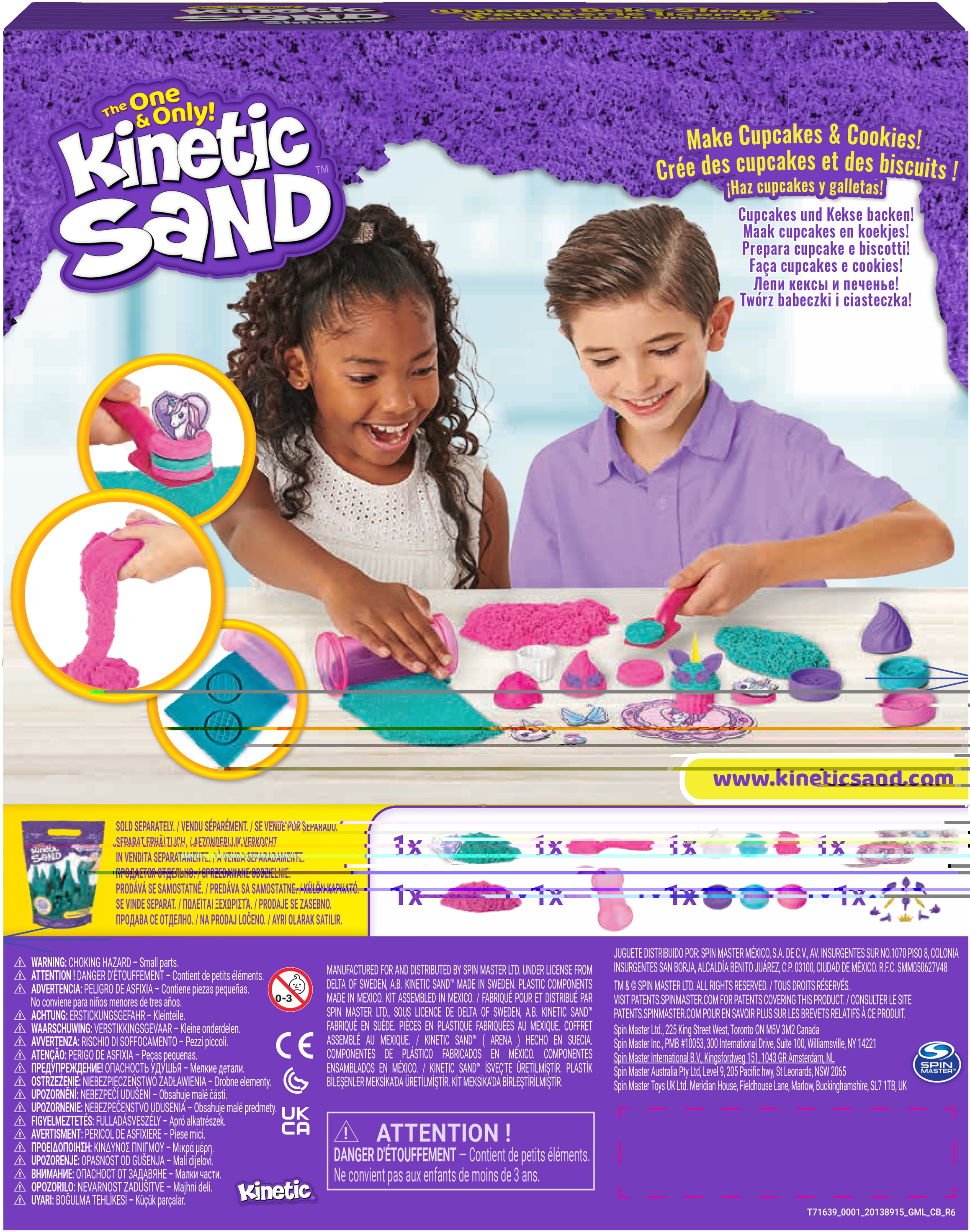 Spin Master Kreativset »Kinetic Sand - Unicorn Bake Shoppe 454 g«