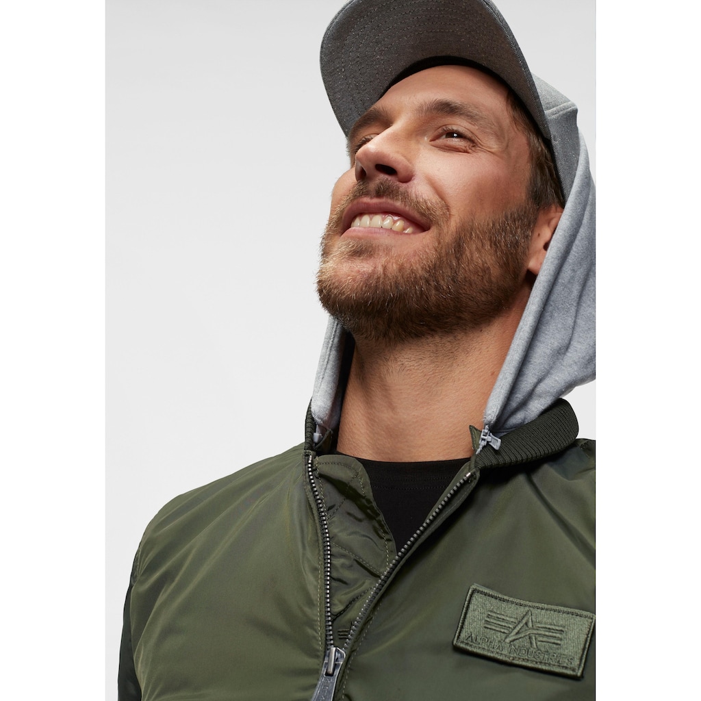 Alpha Industries Bomberjacke »MA-1 TT HOOD«, mit Kapuze