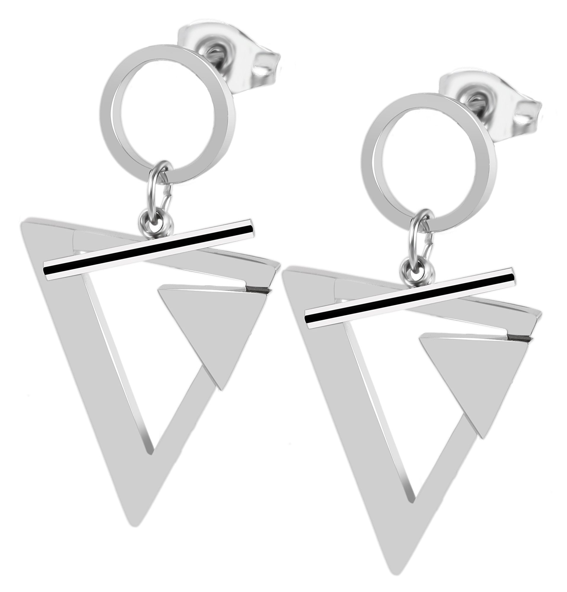 Adelia´s Paar Ohrstecker »Damen Ohrringe ¿ Ohrstecker aus Edelstahl«