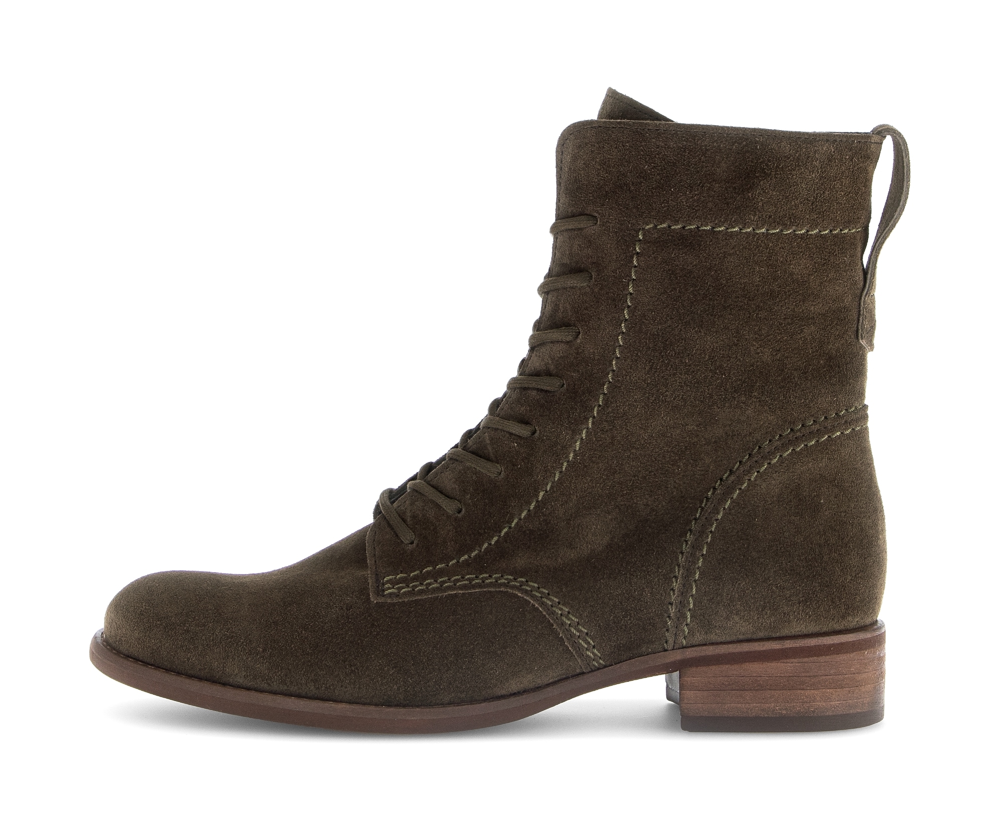 Gabor Schnürstiefelette, Blockabsatz, Schnürboots, Herbtboots mit herausnehmbarer Fußbett