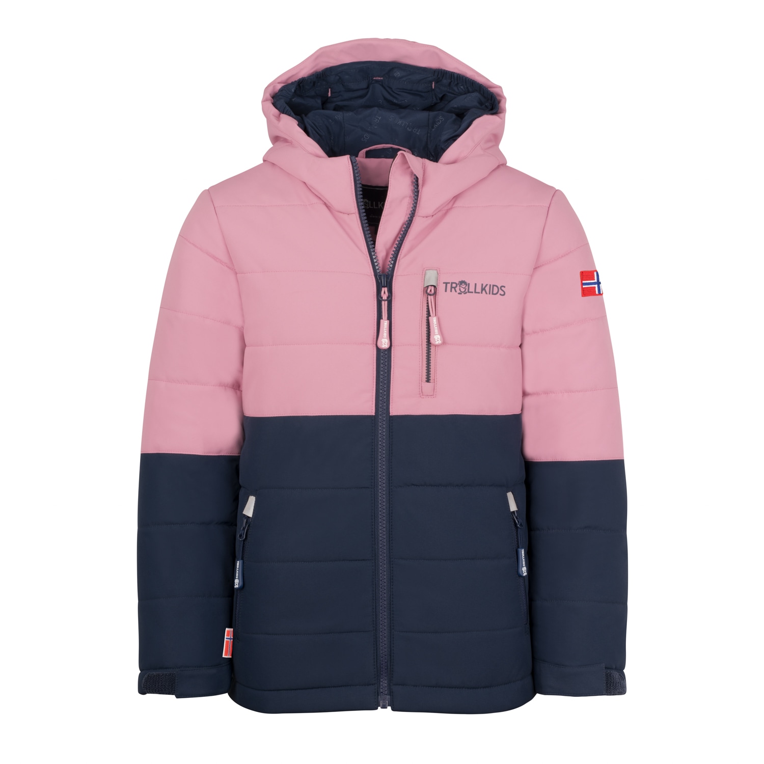 Trollkids Mädchen Skijacke »KIDS HEMSEDAL SNOW JACKET XT« mit Kapuze Winterjacke in lila, Größe 92